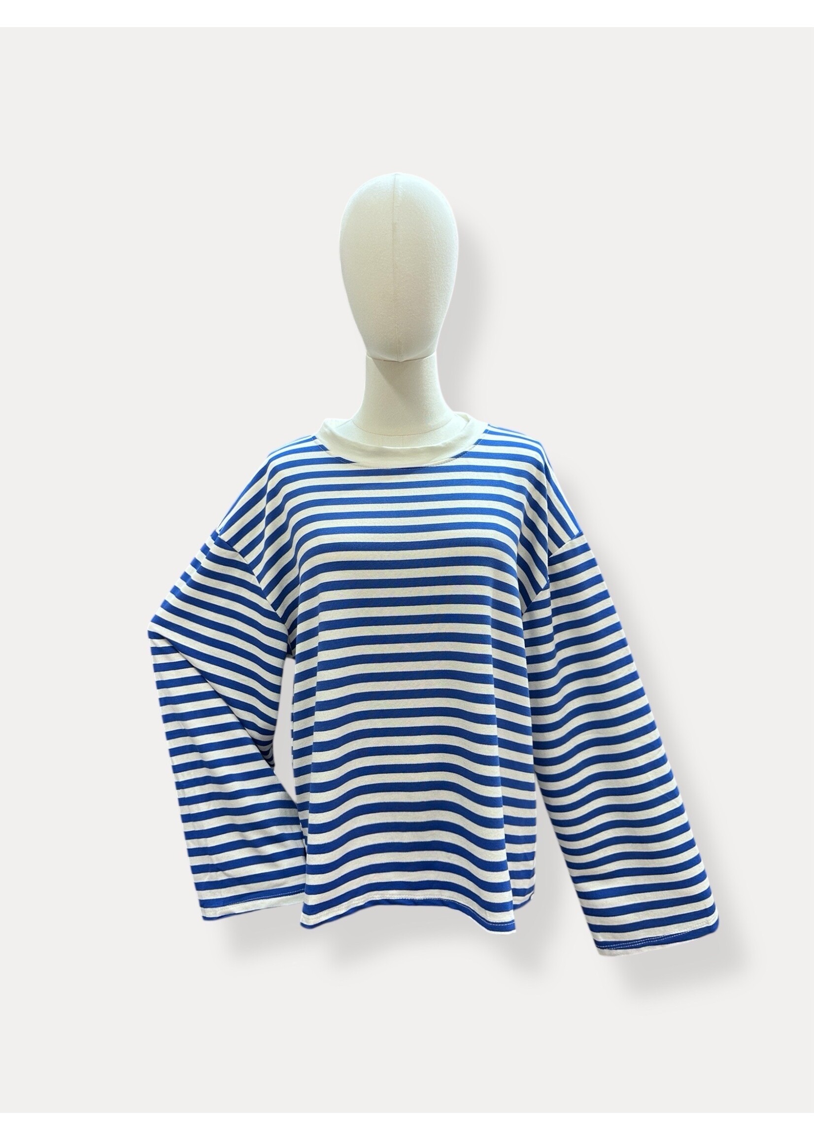 SUPERBUSY MONIA LONGSLEEVE STRIPES BLUE