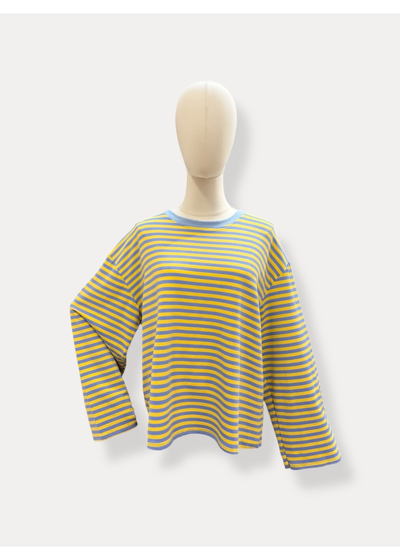SUPERBUSY MONIA LONGSLEEVE STRIPES YELLOW