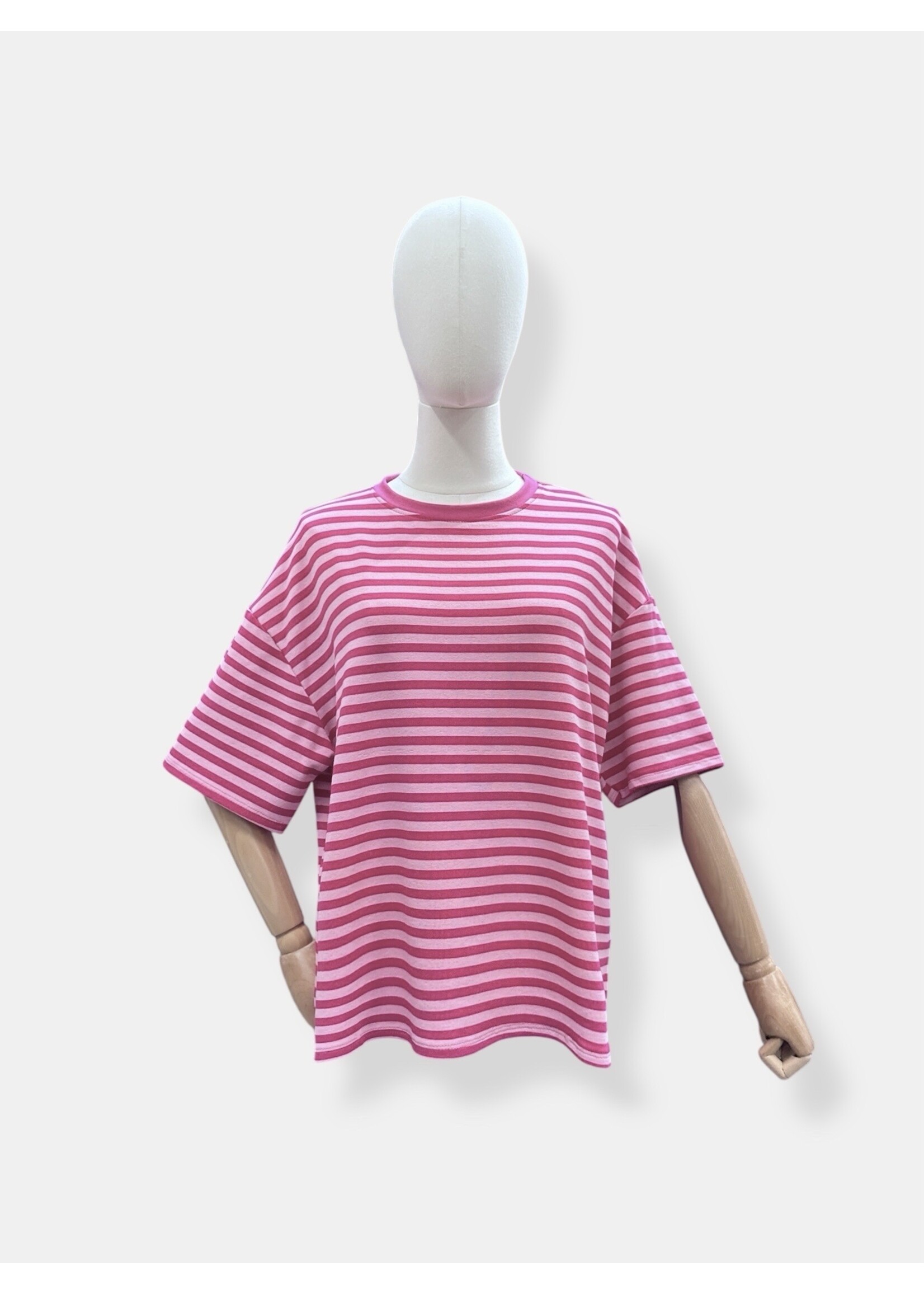 SUPERBUSY ALBA SHORT SLEEVE T-SHIRT PINK