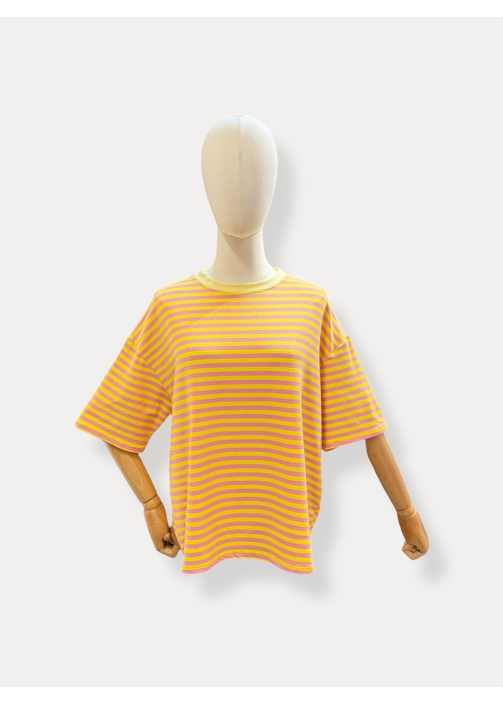 SUPERBUSY ALBA SHORT SLEEVE T-SHIRT YELLOW