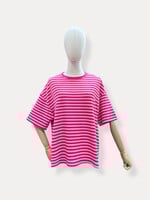 SUPERBUSY ALBA SHORT SLEEVE T-SHIRT FUSHIA