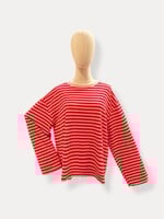 SUPERBUSY MONIA LONGSLEEVE STRIPES PINK