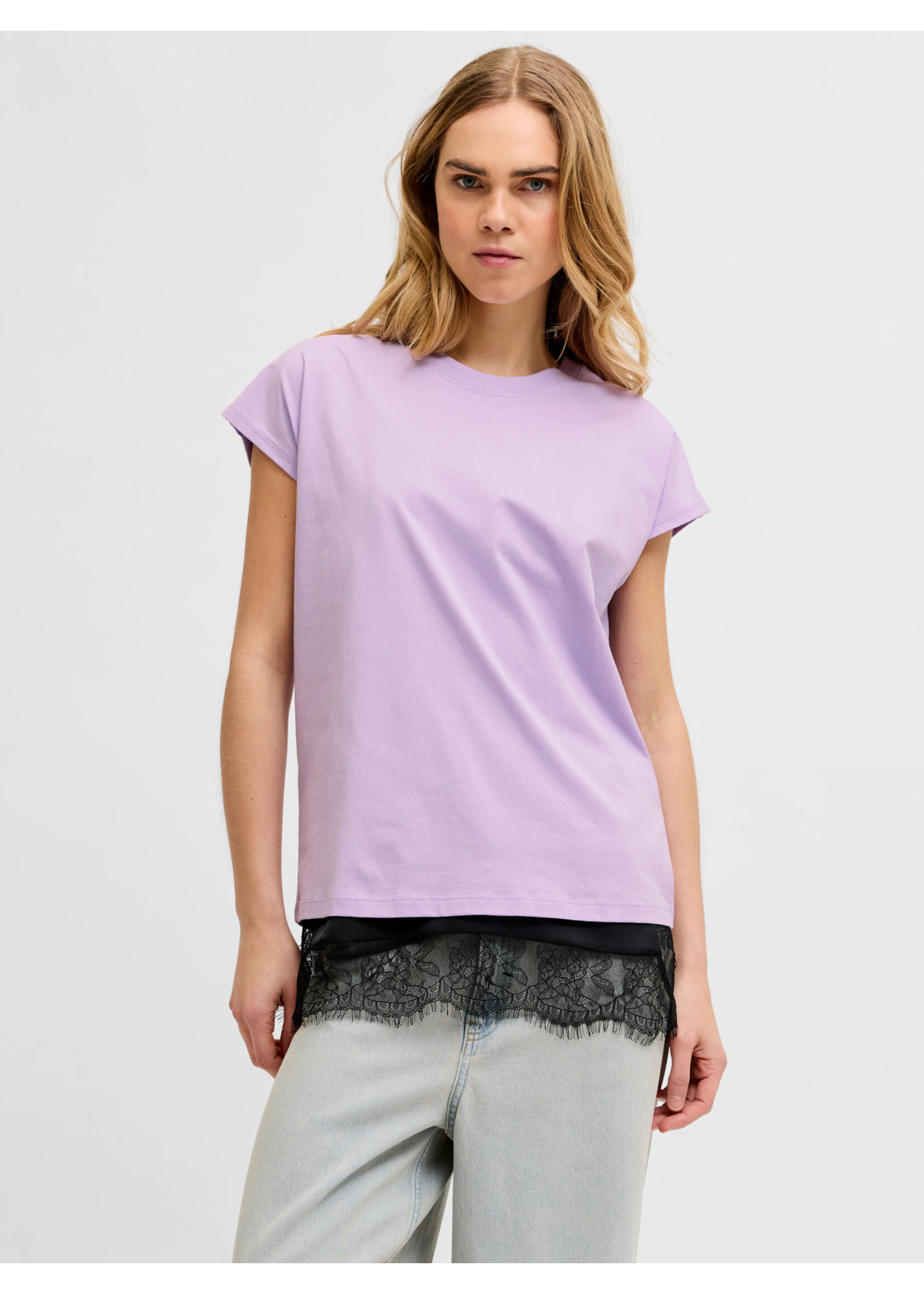 JJXX JXASTRID BOXY SL EVERY TEE JRS PURPLE ROSE