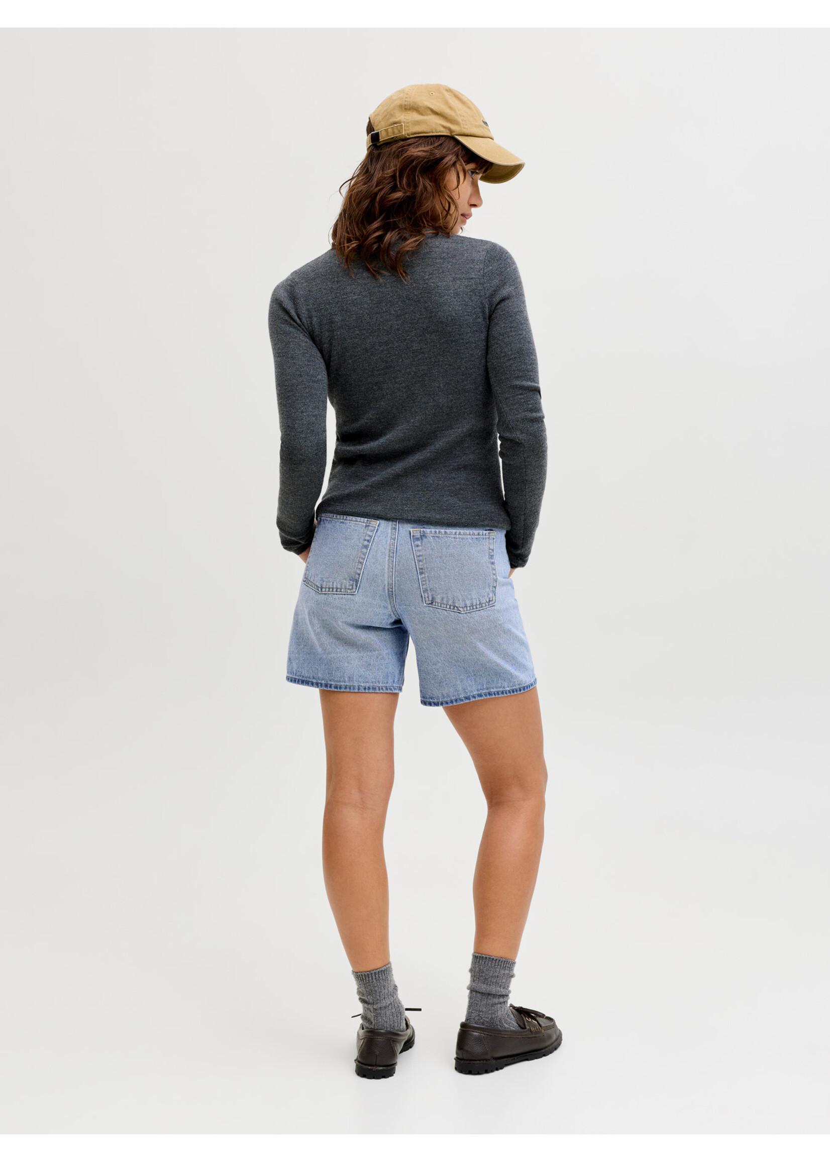 JJXX JXSEVILLE SHORTS MW R111 DNM LIGHT DENIM BLUE