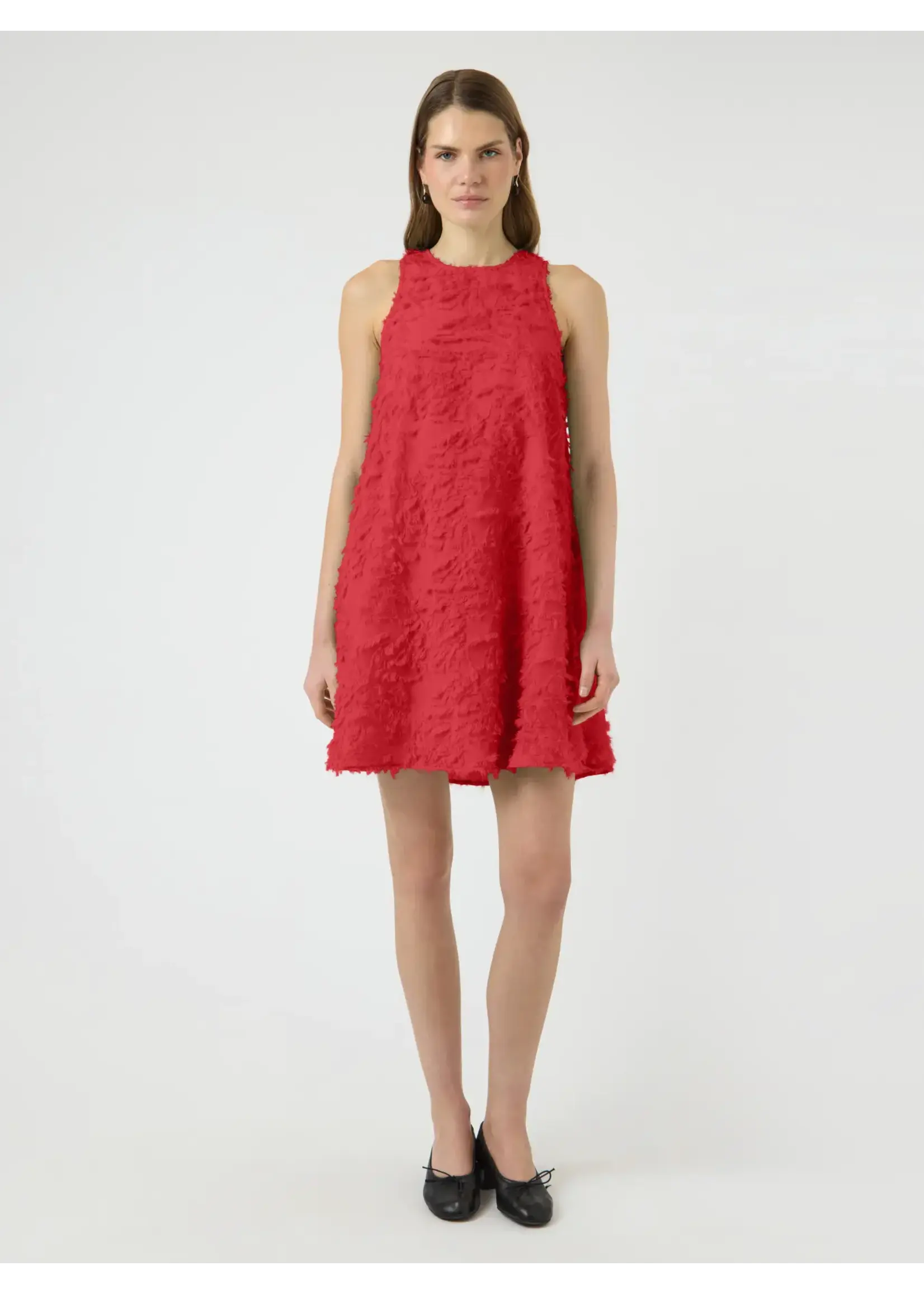 YAS YASPARIA SL DRESS S. POINSETTIA