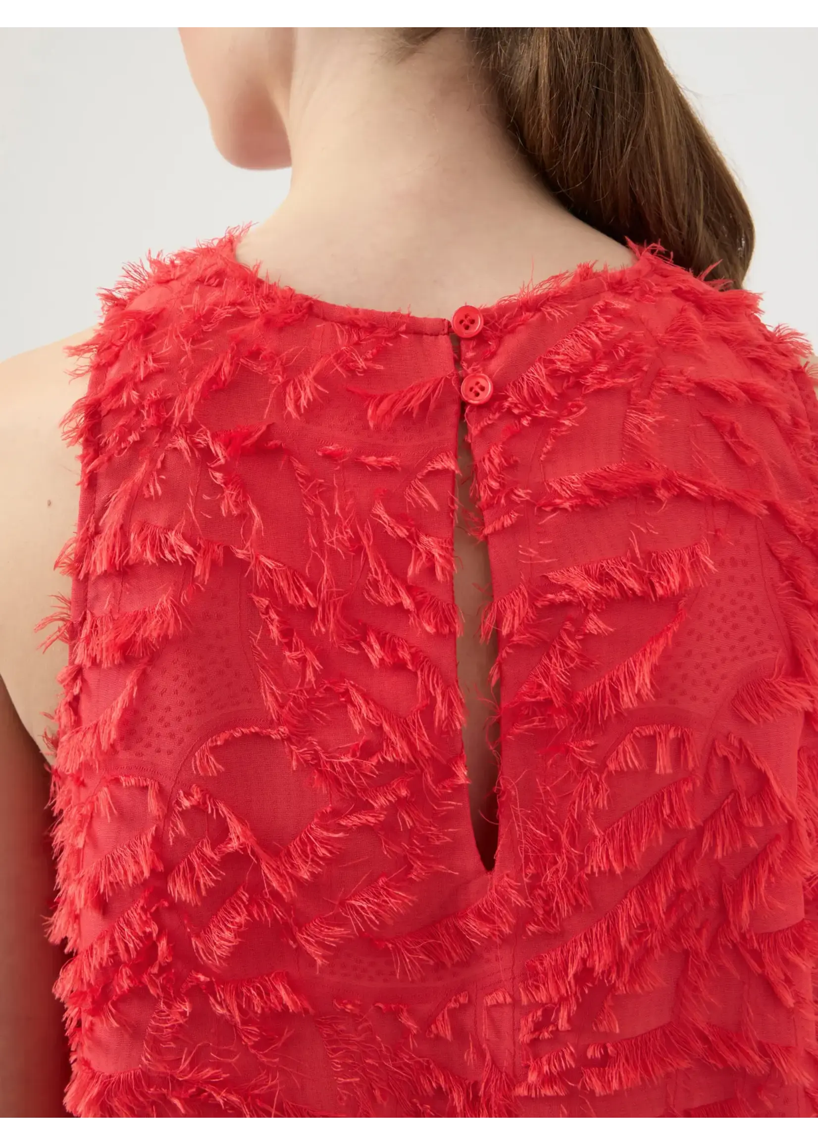 YAS YASPARIA SL DRESS S. POINSETTIA