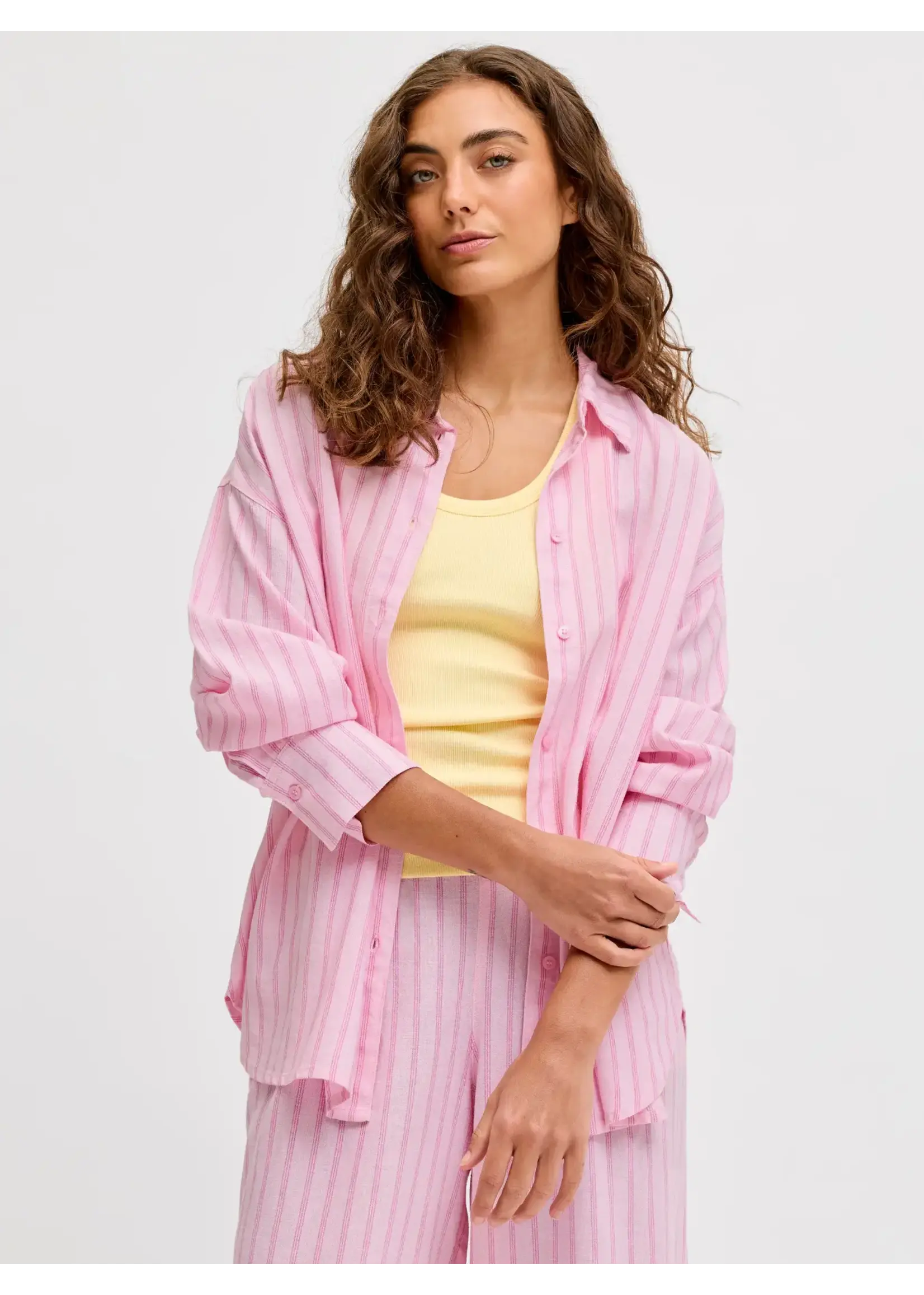 JJXX JXALMIRA LINEN BLEND LS SHIRT WVN LN FUJI FLOWER