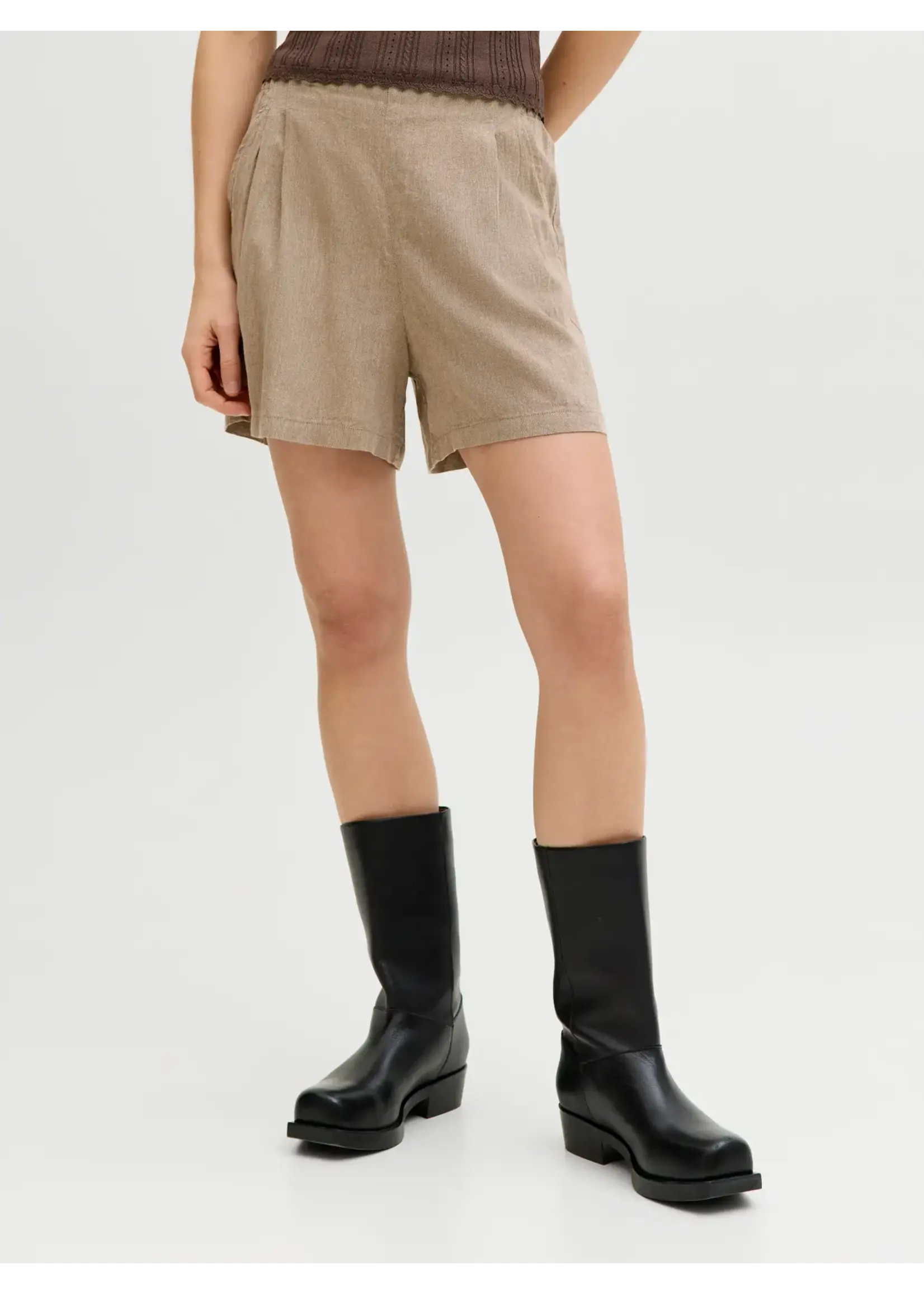 JJXX JXALMIRA LINEN BLEND HW SHORTS WVN LN.