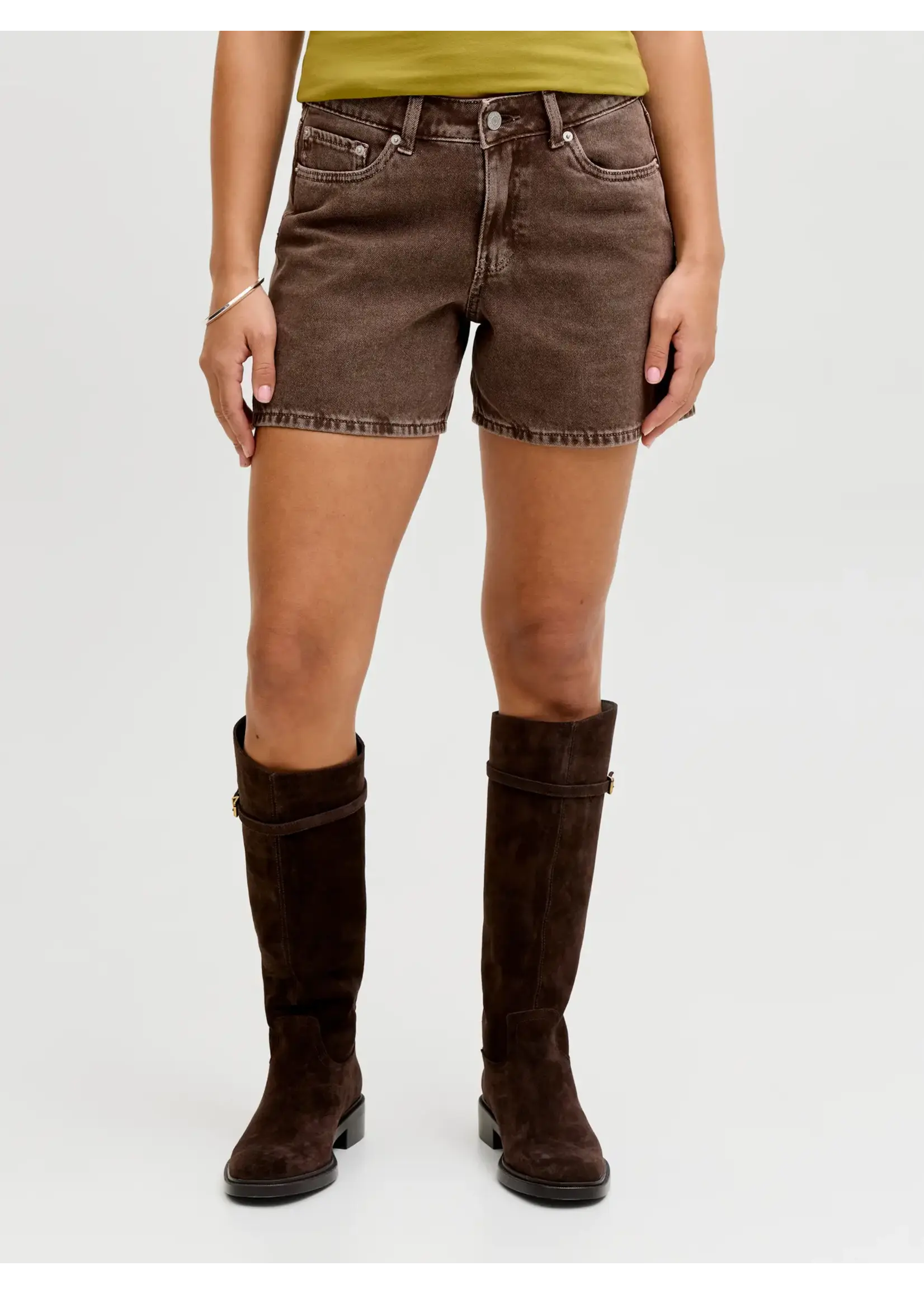 JJXX JXSEVILLE SHORTS MW R111 DNM CHOCOLATE BROWN