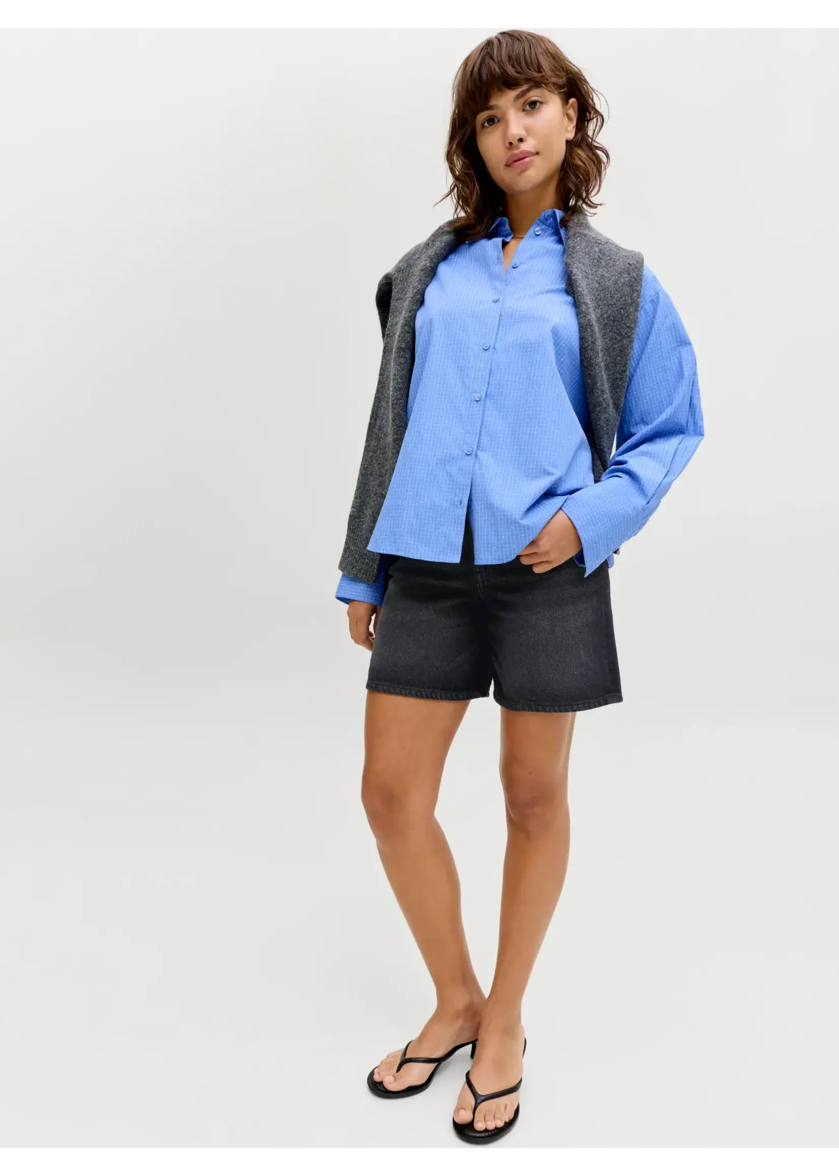 JJXX JXSEVILLE SHORTS MW R111 DNM BLACK