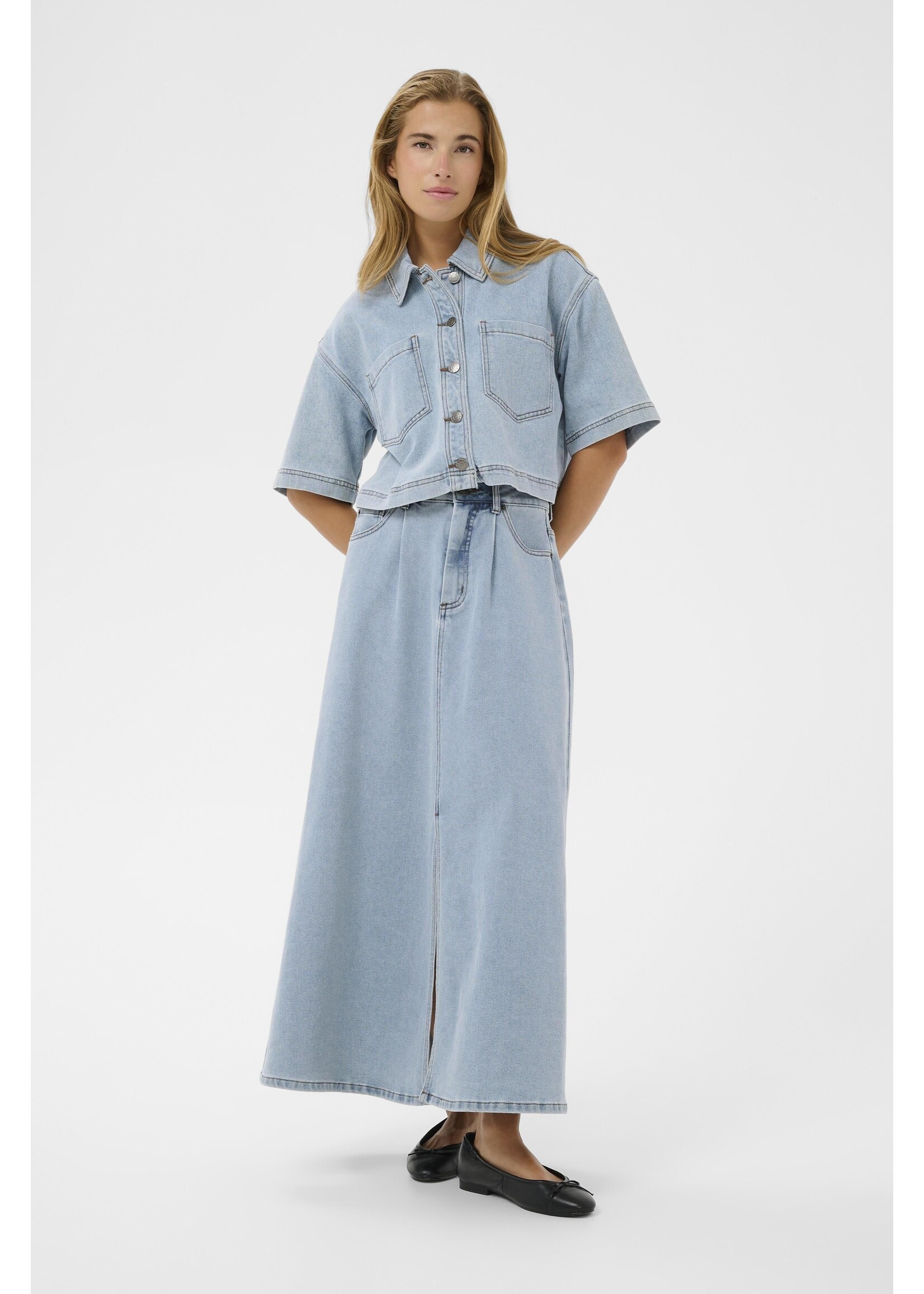 KAFFE KAminna denim skirt