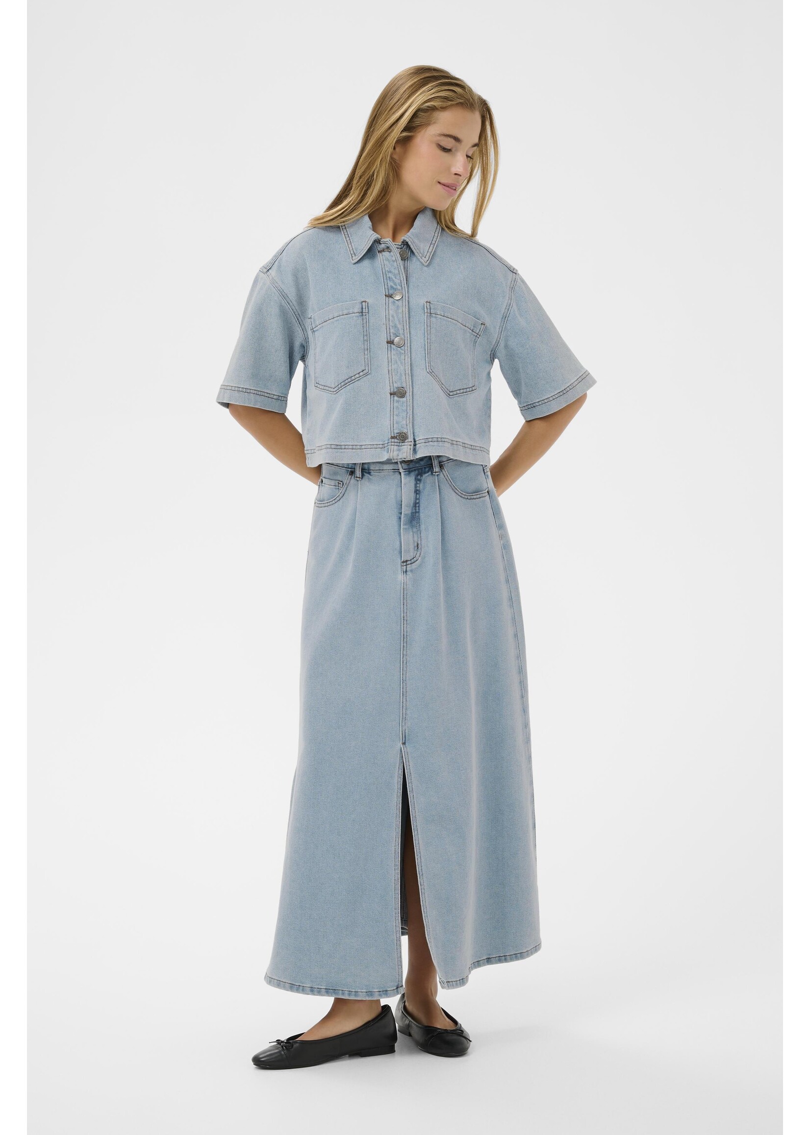 KAFFE KAminna denim skirt