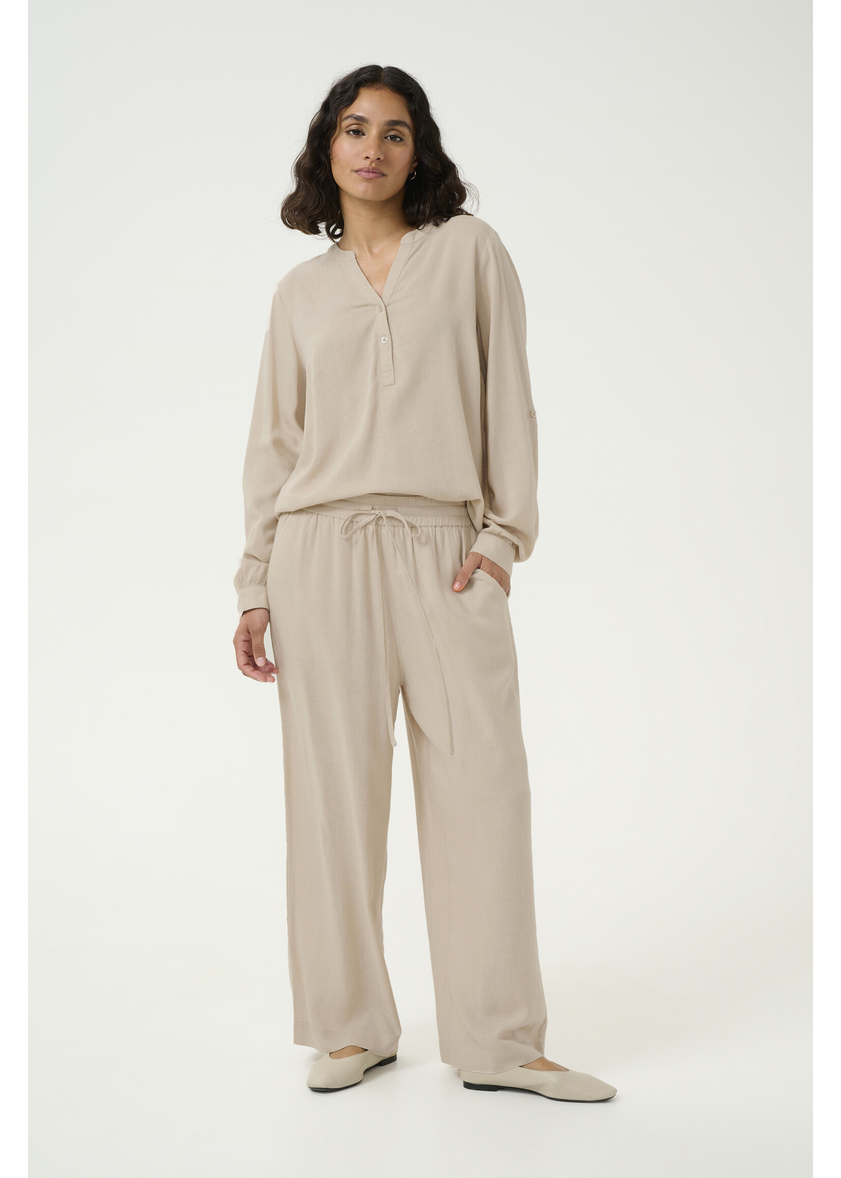 KAFFE KAmilia cropped wide pants 151305