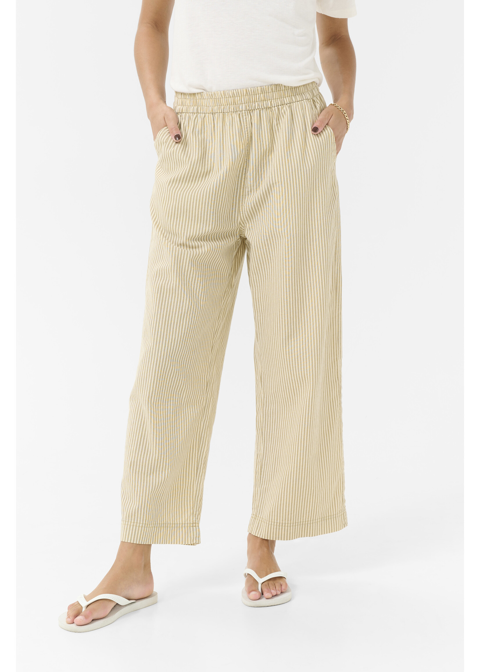 KAFFE KAnaya striped culotte pants
