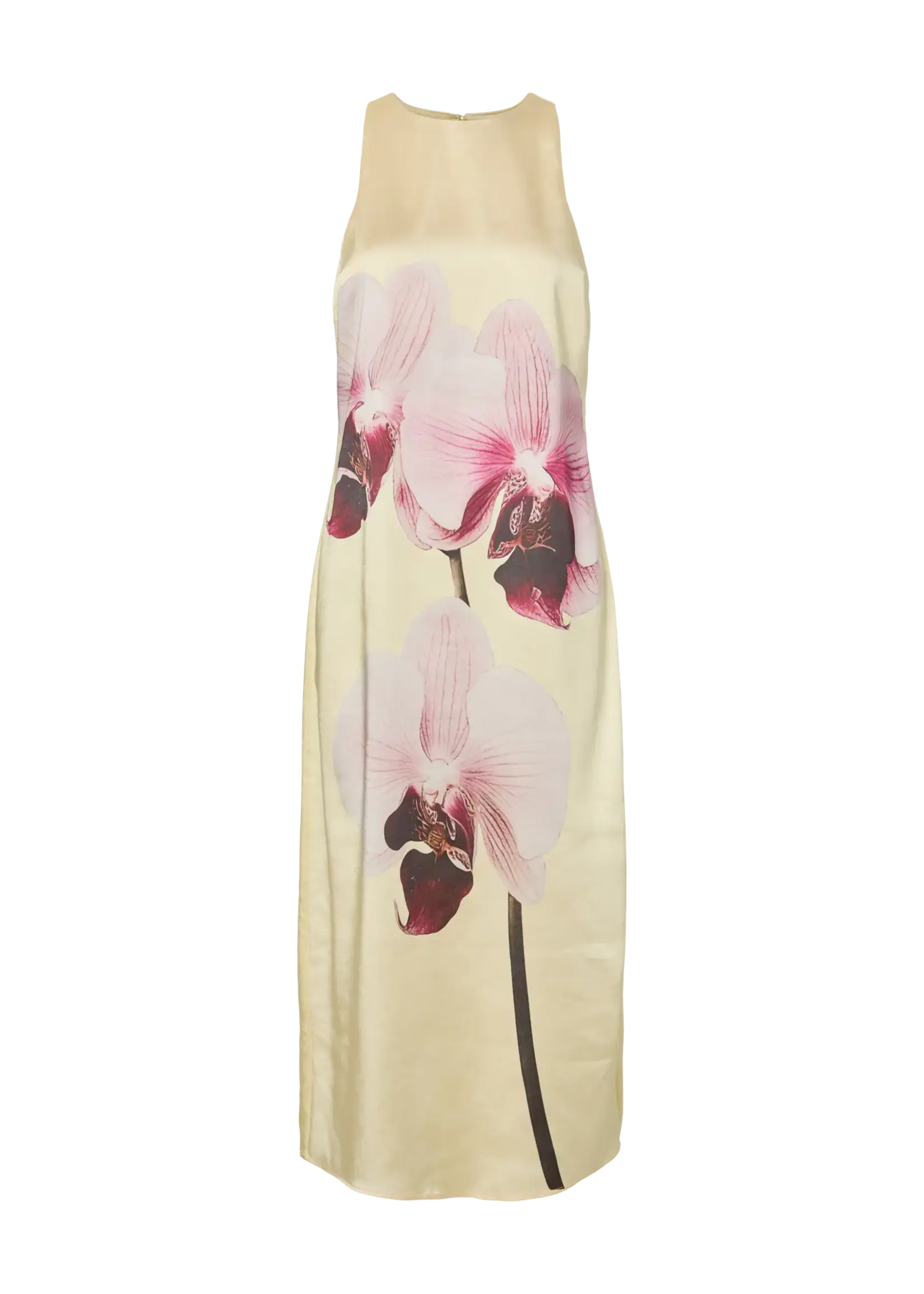 YAS YASORCHIDA SATIN LONG DRESS S. - SHOW