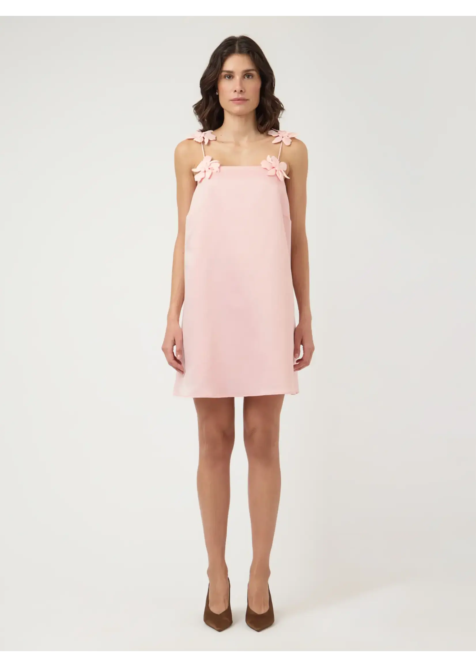 YAS YASDOUCE STRAP MIDI DRESS -BM