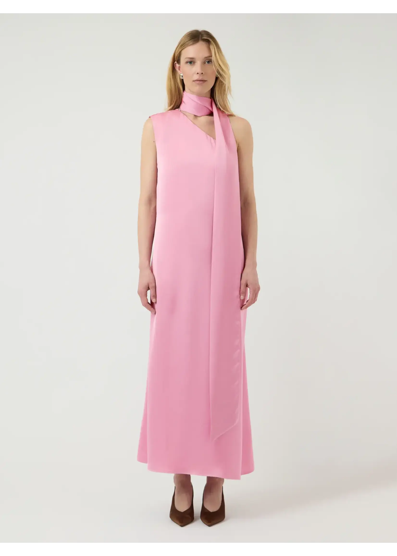 YAS YASANNALINA ONE SHOULDER MAXI DRESS S.