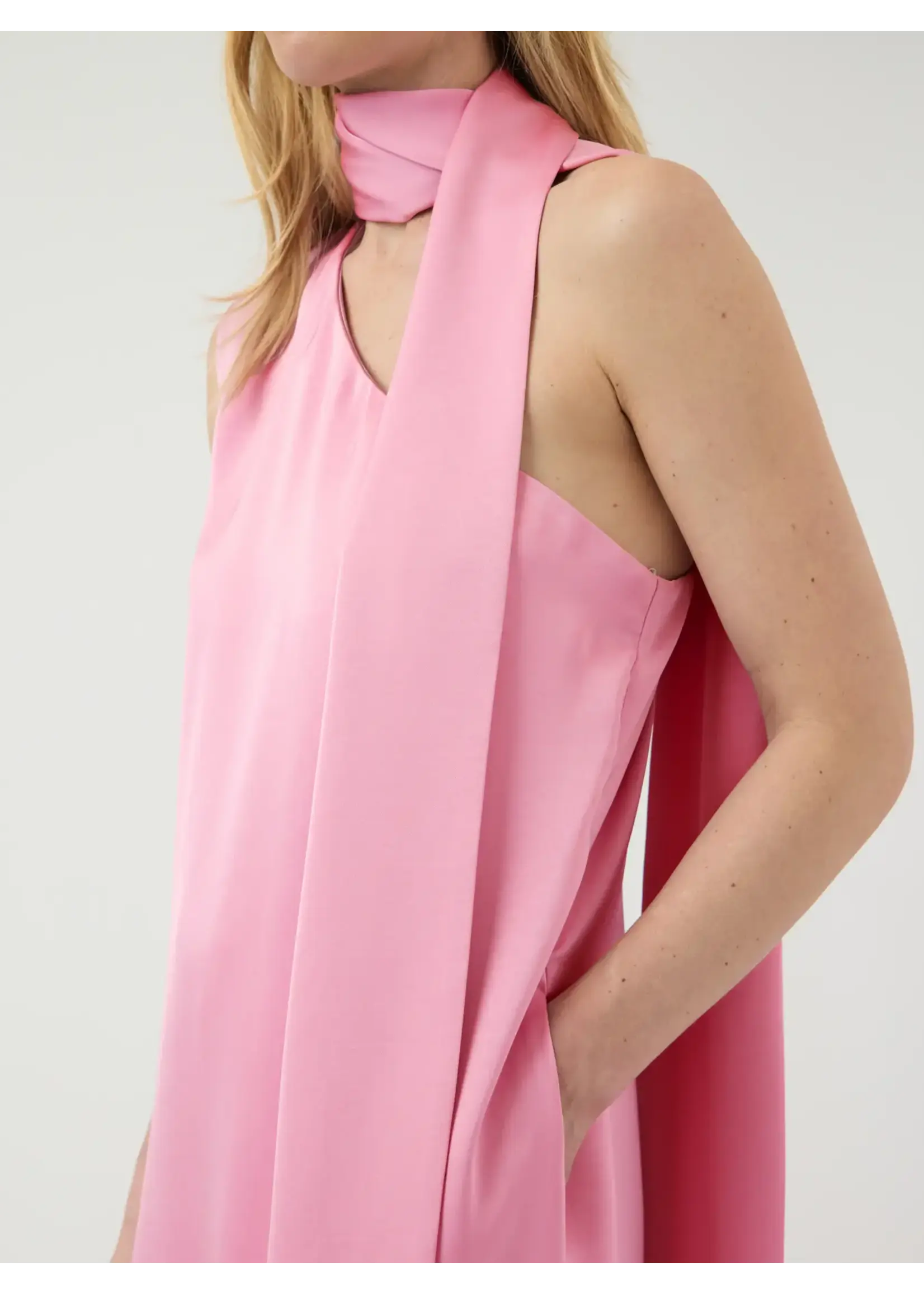 YAS YASANNALINA ONE SHOULDER MAXI DRESS S.