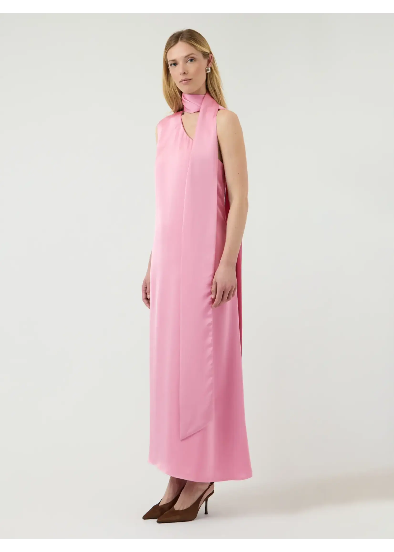 YAS YASANNALINA ONE SHOULDER MAXI DRESS S.