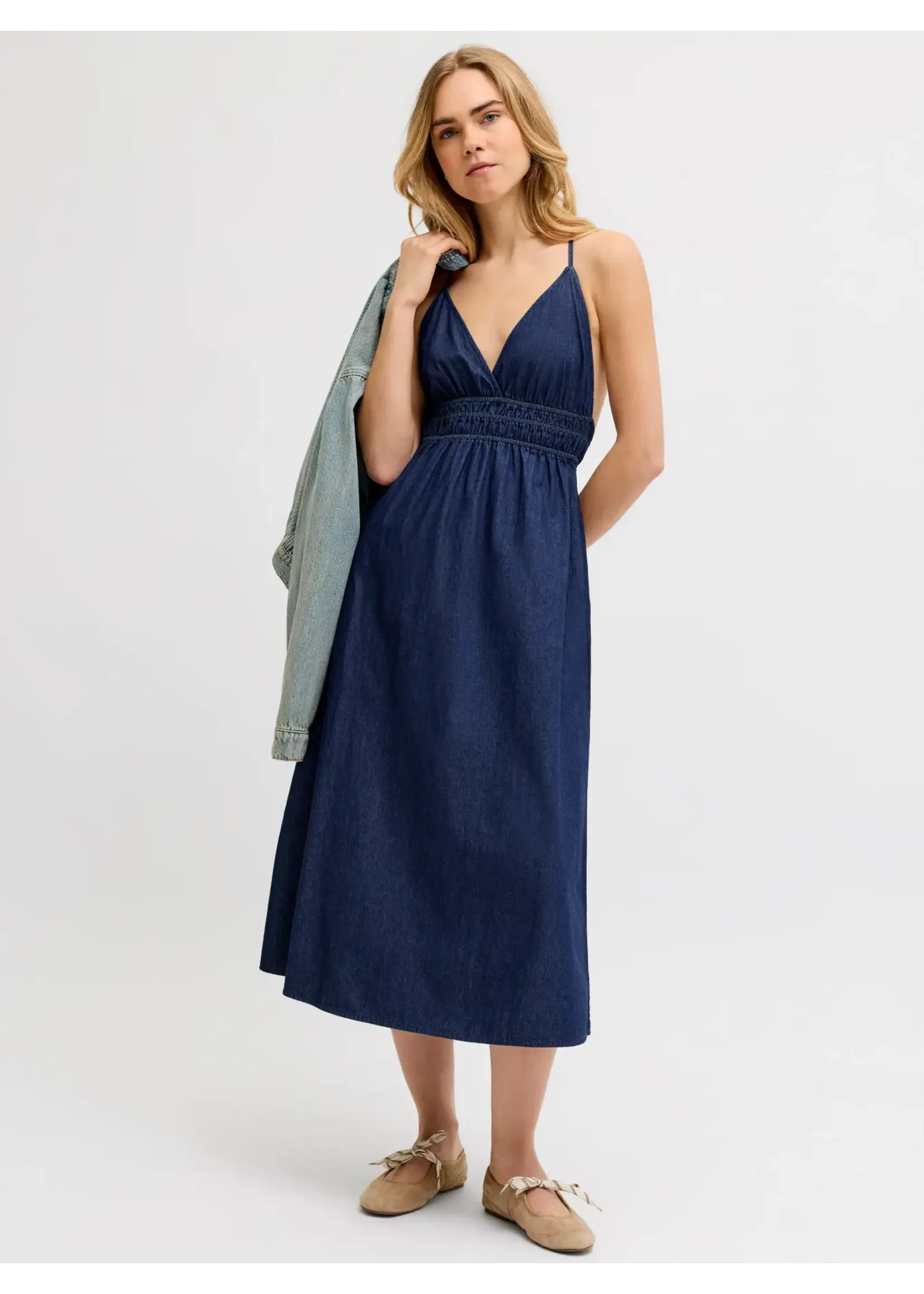 JJXX JXDEBBY CHAMBREY SL DRESS WVN
