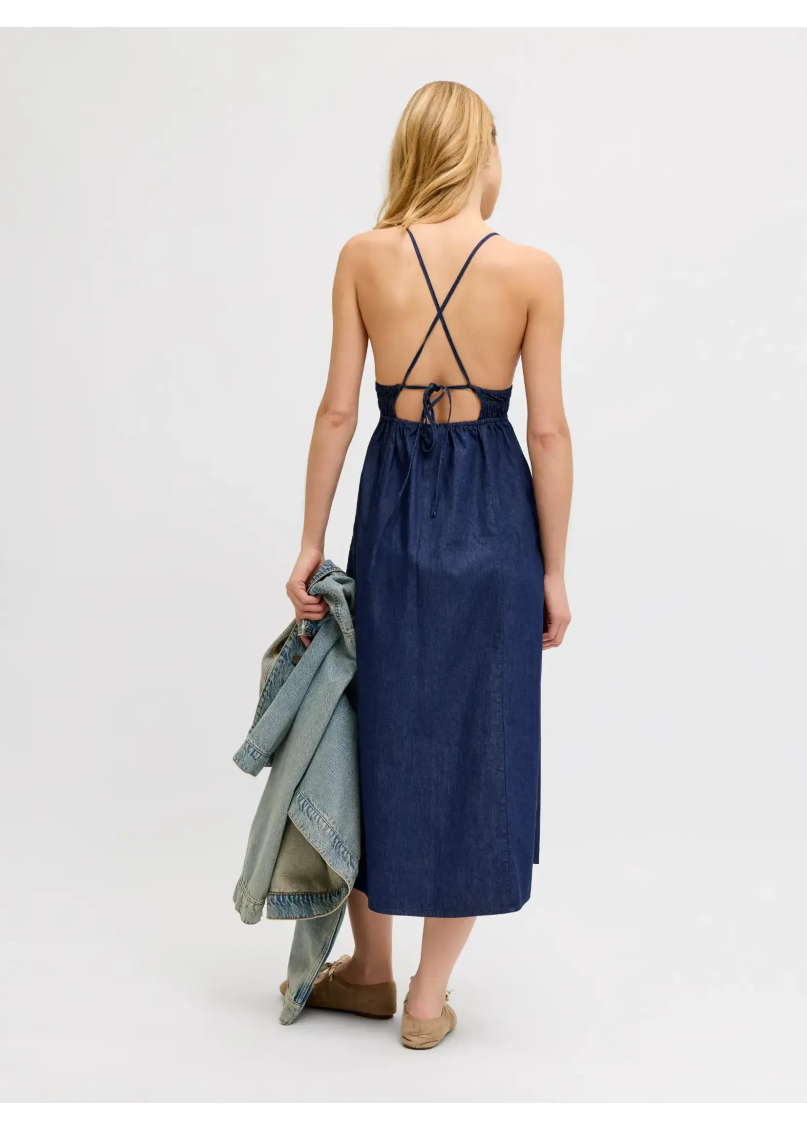 JJXX JXDEBBY CHAMBREY SL DRESS WVN