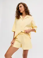 JJXX JXGLOBAL WAFFLE SHORTS WVN SUNLIGHT