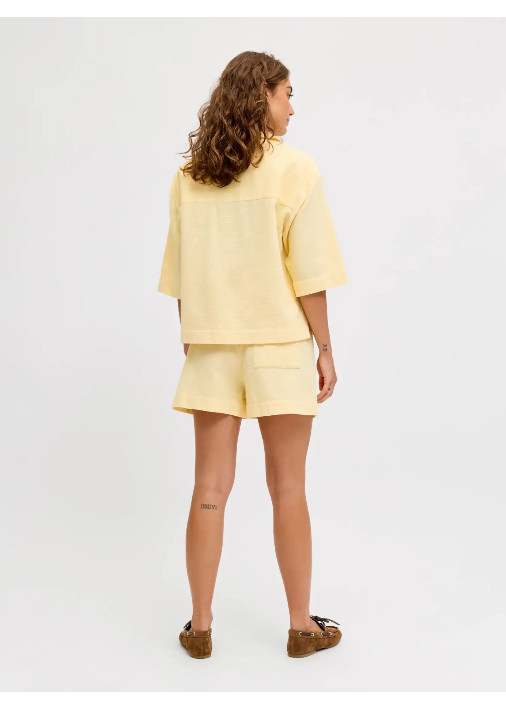 JJXX JXGLOBAL WAFFLE SHORTS WVN SUNLIGHT