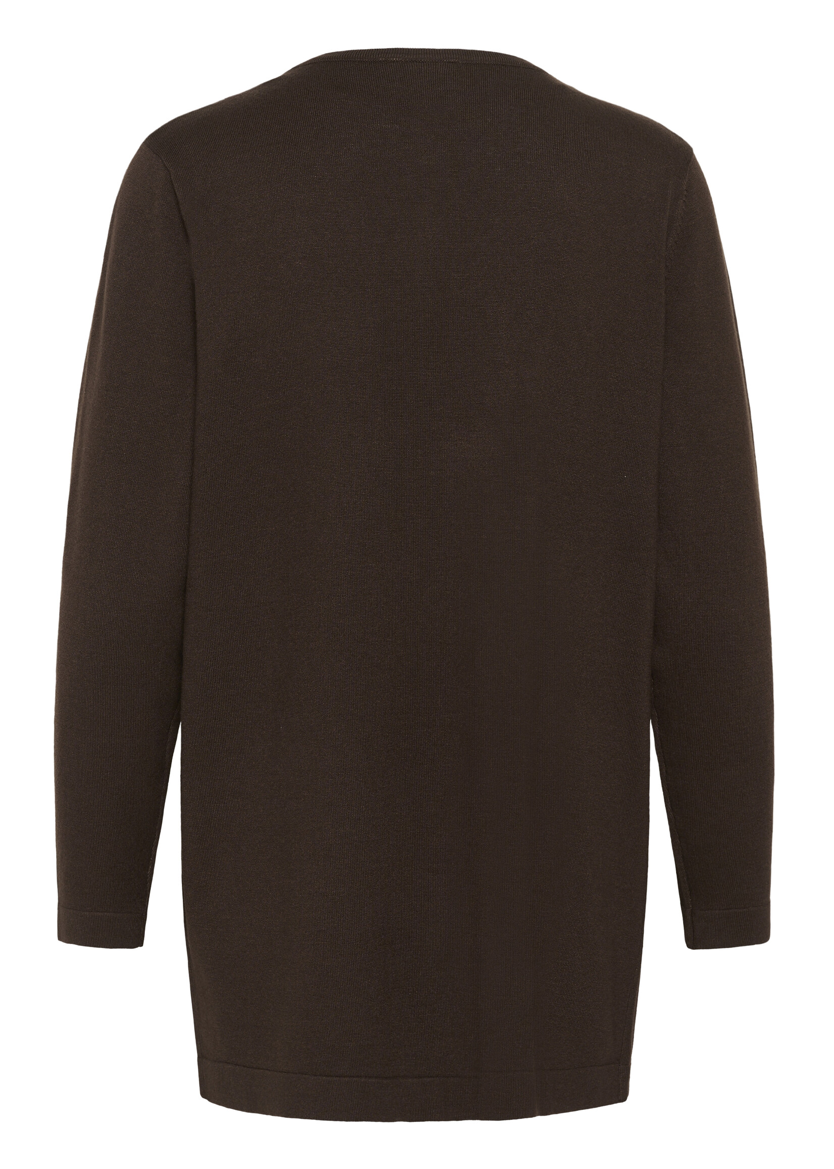 KAFFE KALIZZA LONG CARDIGAN COFFEE BEAN