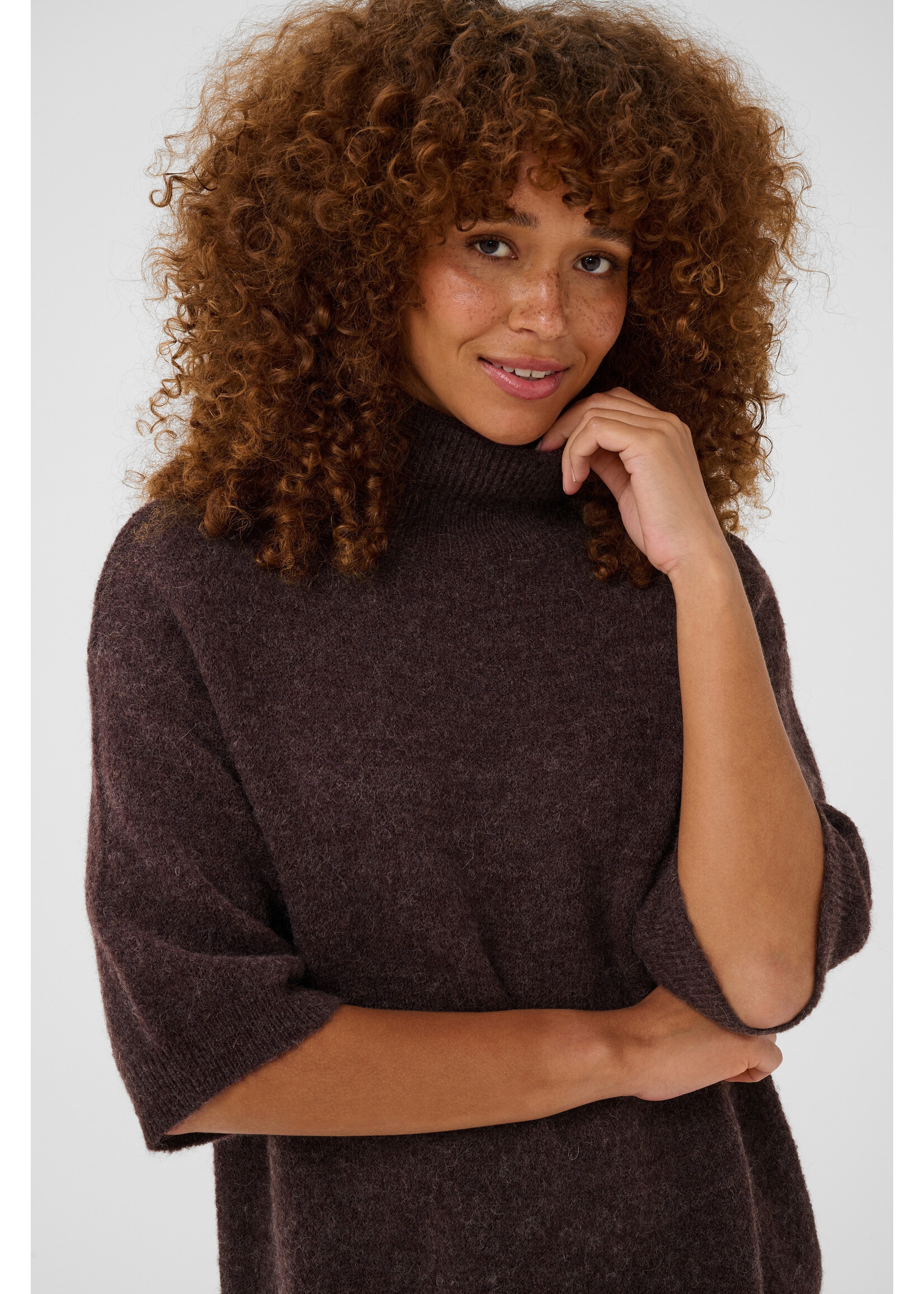 KAFFE KASIGNE HIGH NECK PULLOVER
