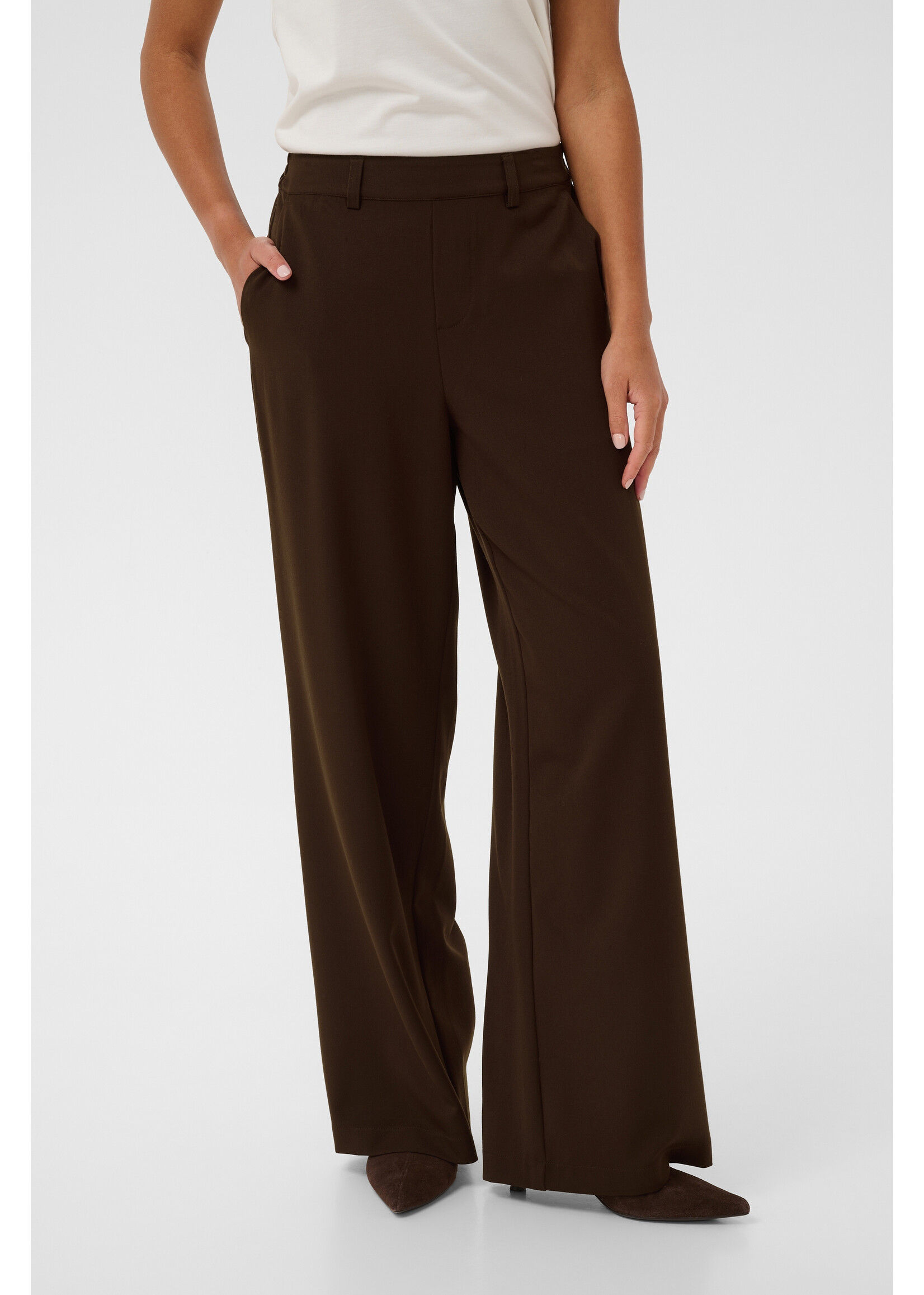 KAFFE KAVALLEY PANTS COFFEE BEAN