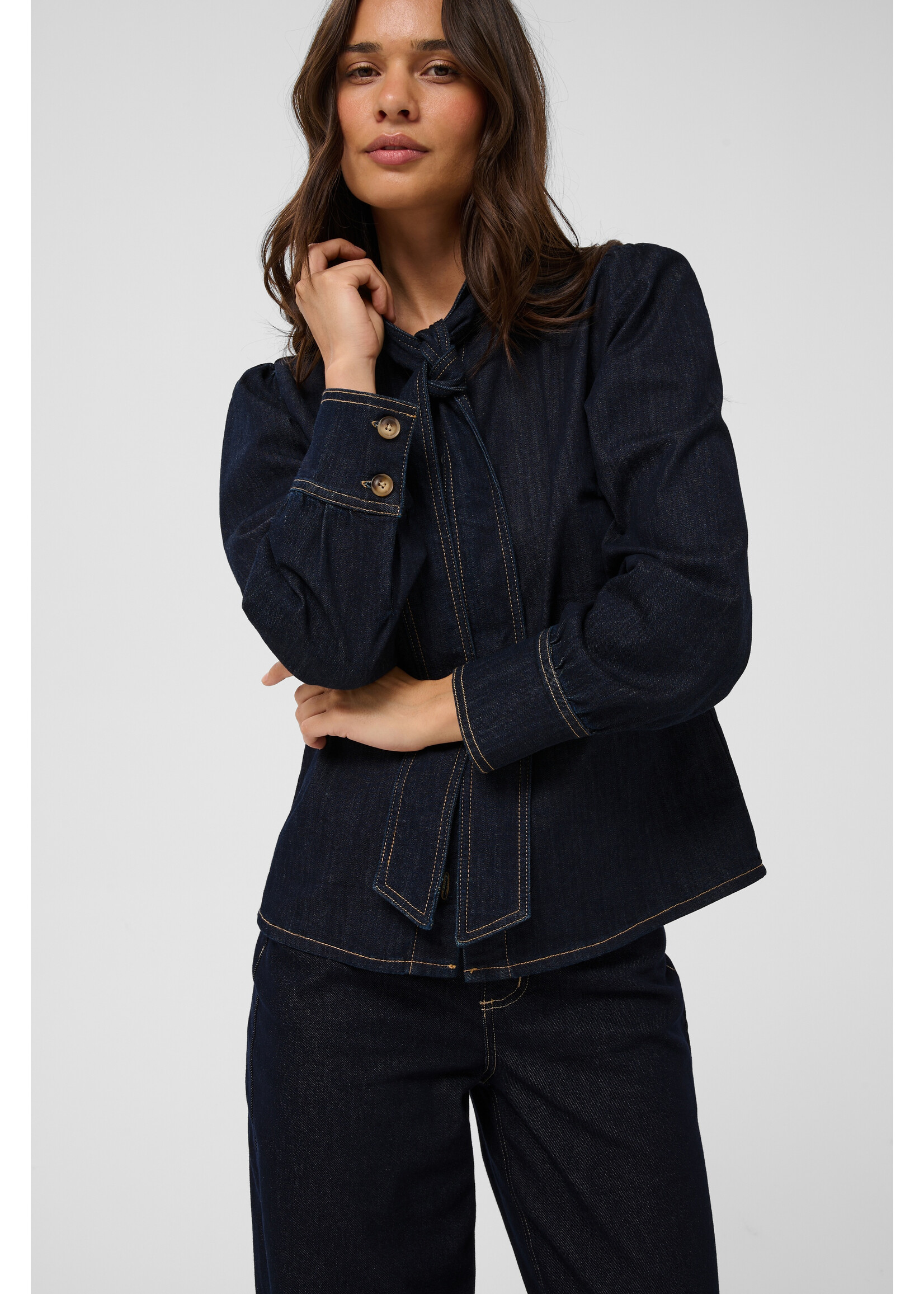 KAFFE KAMOLLY DENIM SHIRT