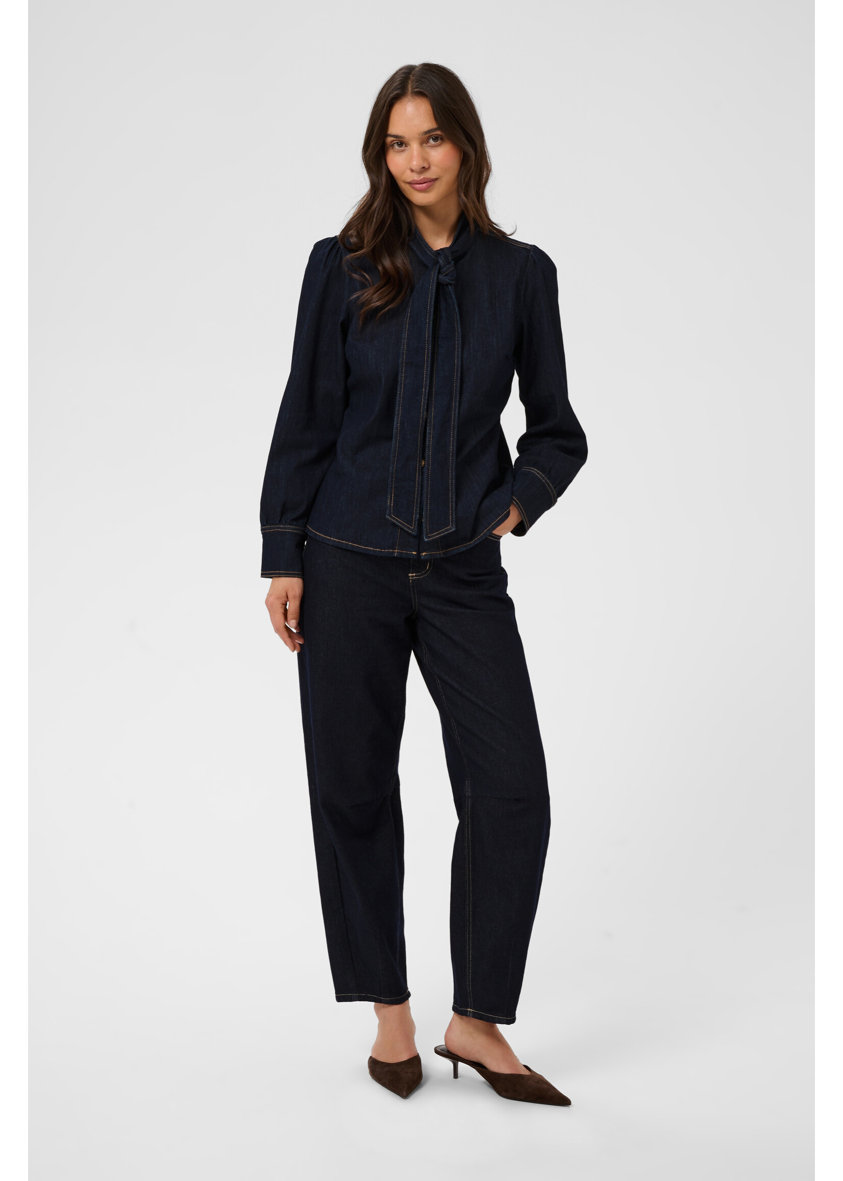 KAFFE KAMOLLY DENIM SHIRT