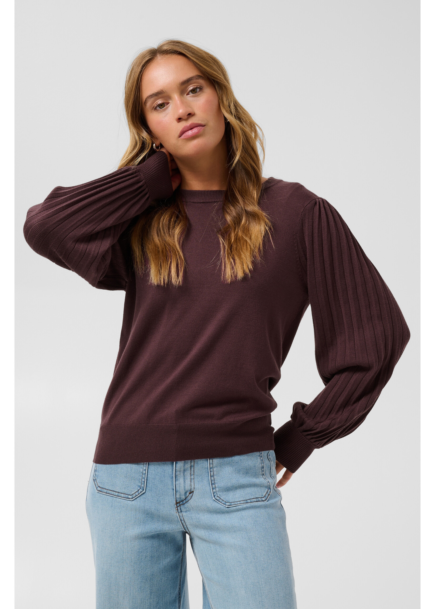 KAFFE KALONE KNIT PULLOVER