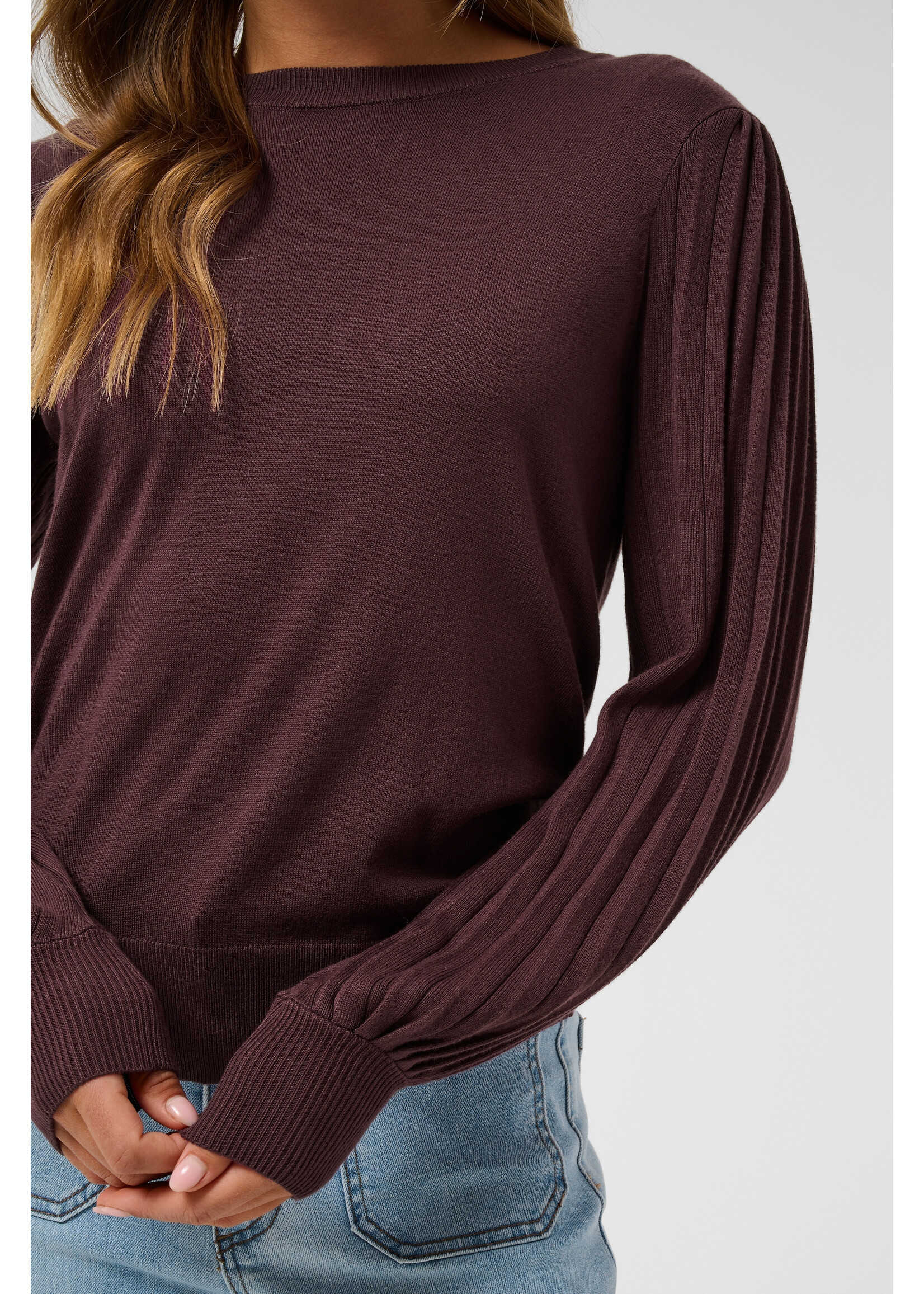 KAFFE KALONE KNIT PULLOVER