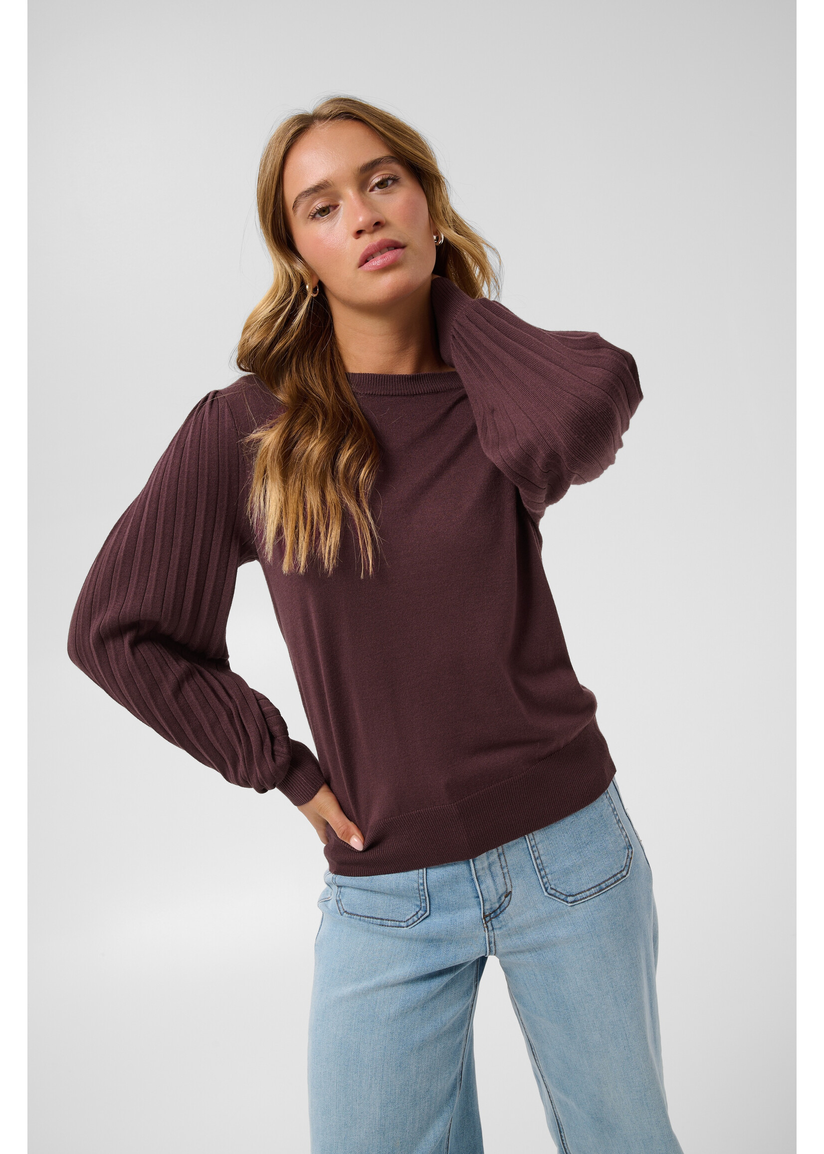 KAFFE KALONE KNIT PULLOVER