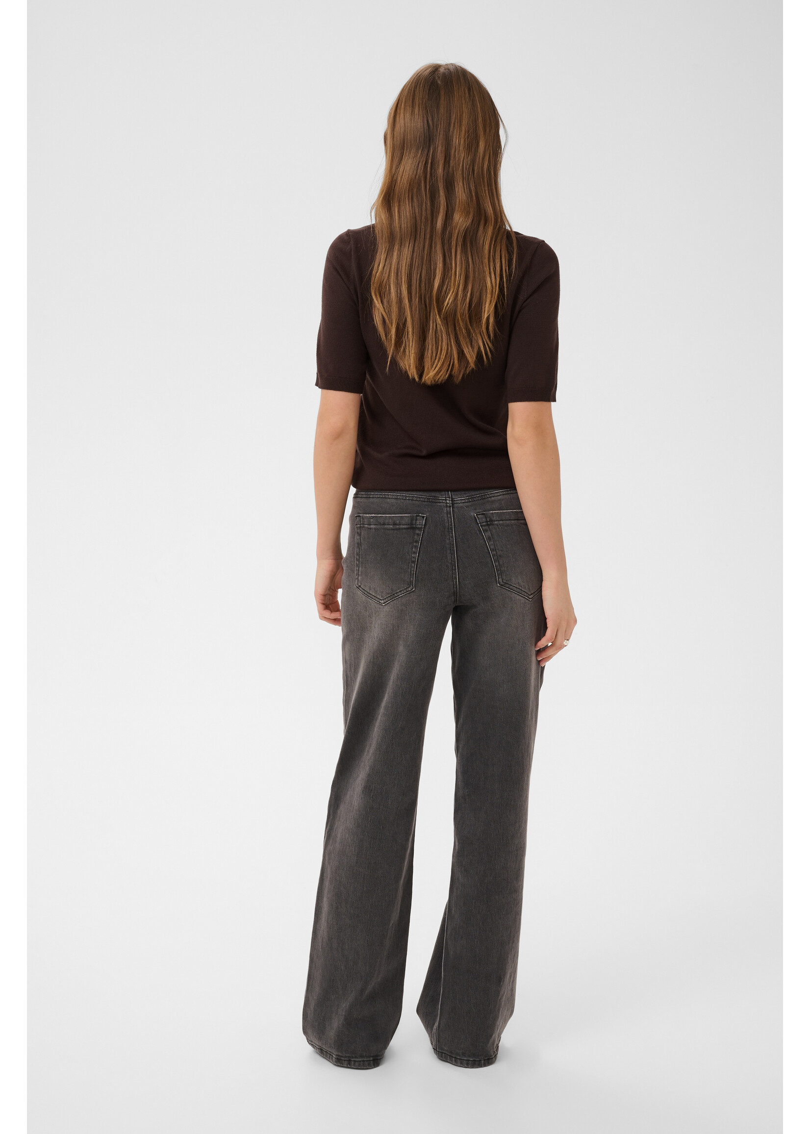 KAFFE KALIZZA O-NECK PULLOVER COFFEE BEAN