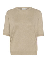 KAFFE KALIZZA O-NECK PULLOVER FEATHER GREY/MELANGE