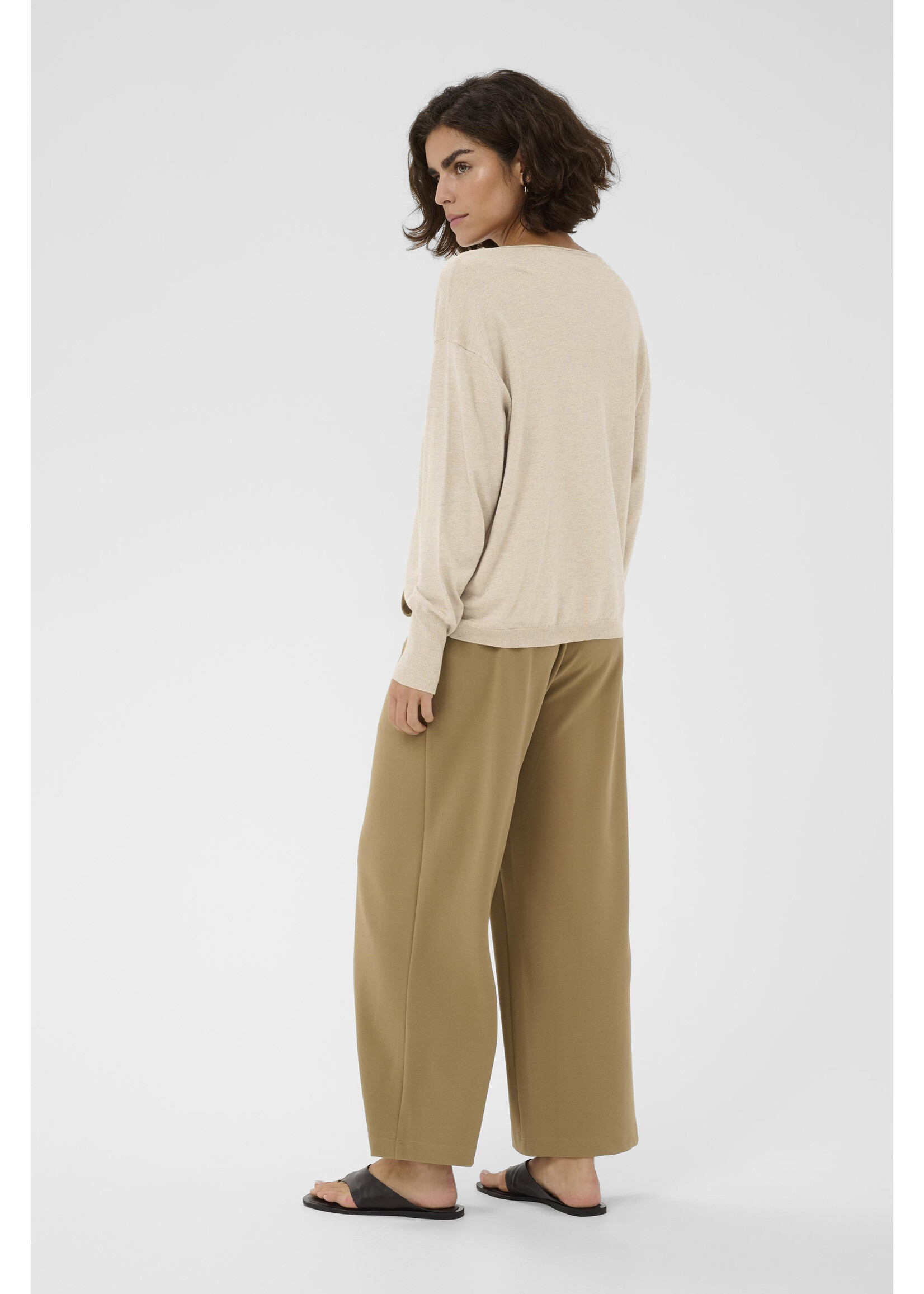 KAFFE KALIZZA MAI PULLOVER FEATHER GREY/MELANGE