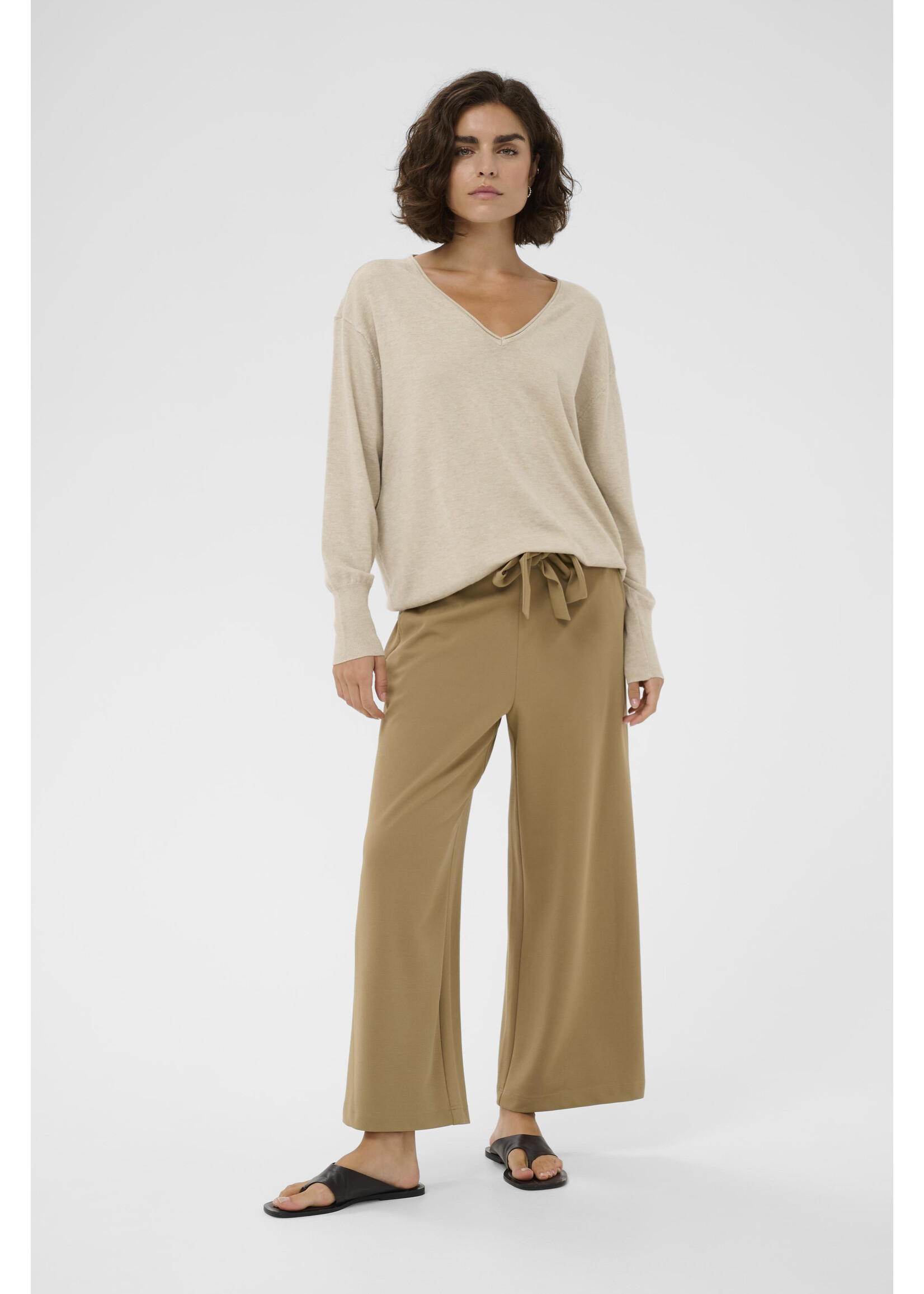 KAFFE KALIZZA MAI PULLOVER FEATHER GREY/MELANGE