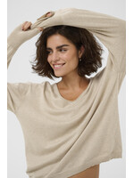 KAFFE KALIZZA MAI PULLOVER FEATHER GREY/MELANGE