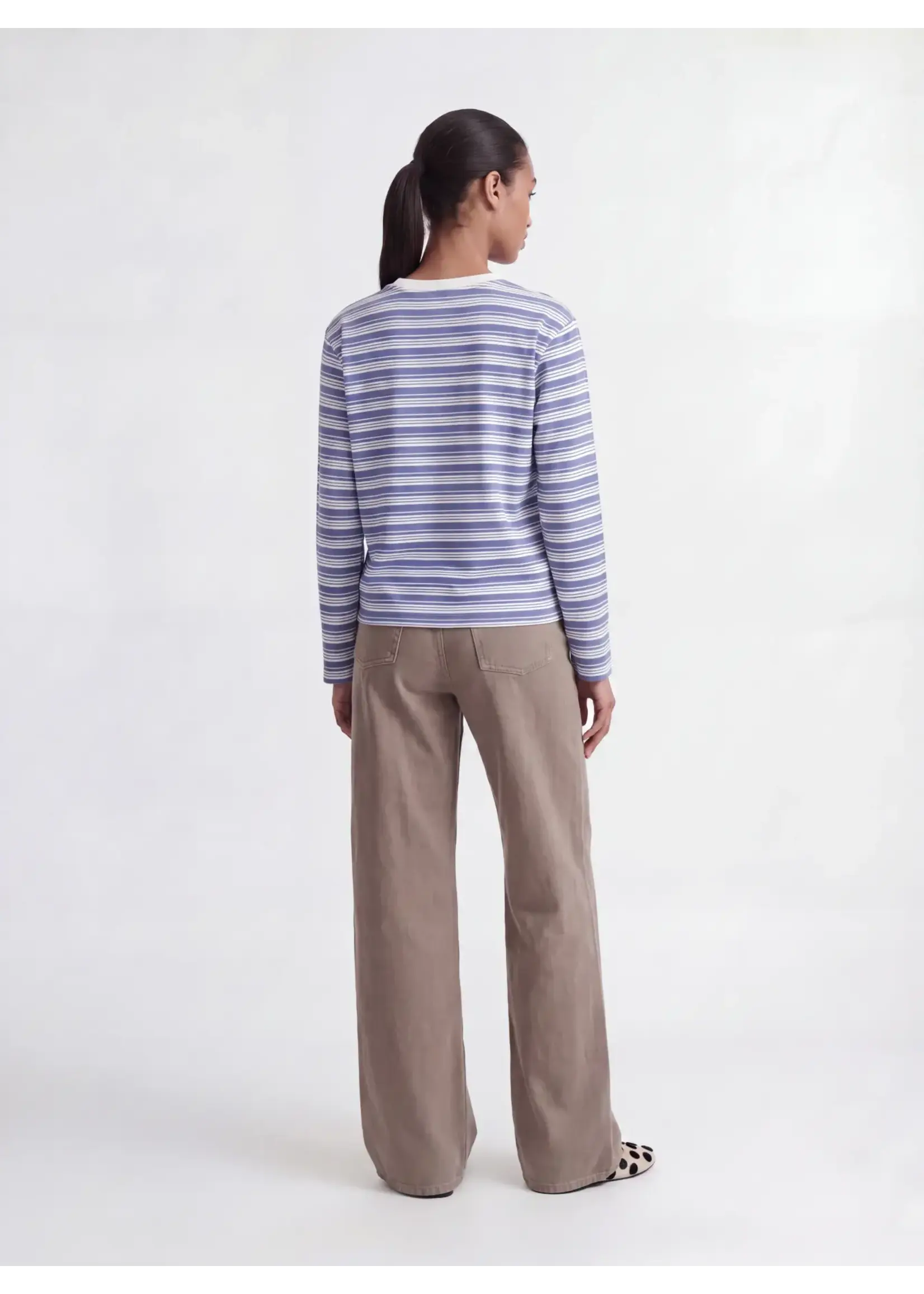 JJXX JXSOPHIA BOXY LS STRIPE TEE JRS SN WILD WIND.