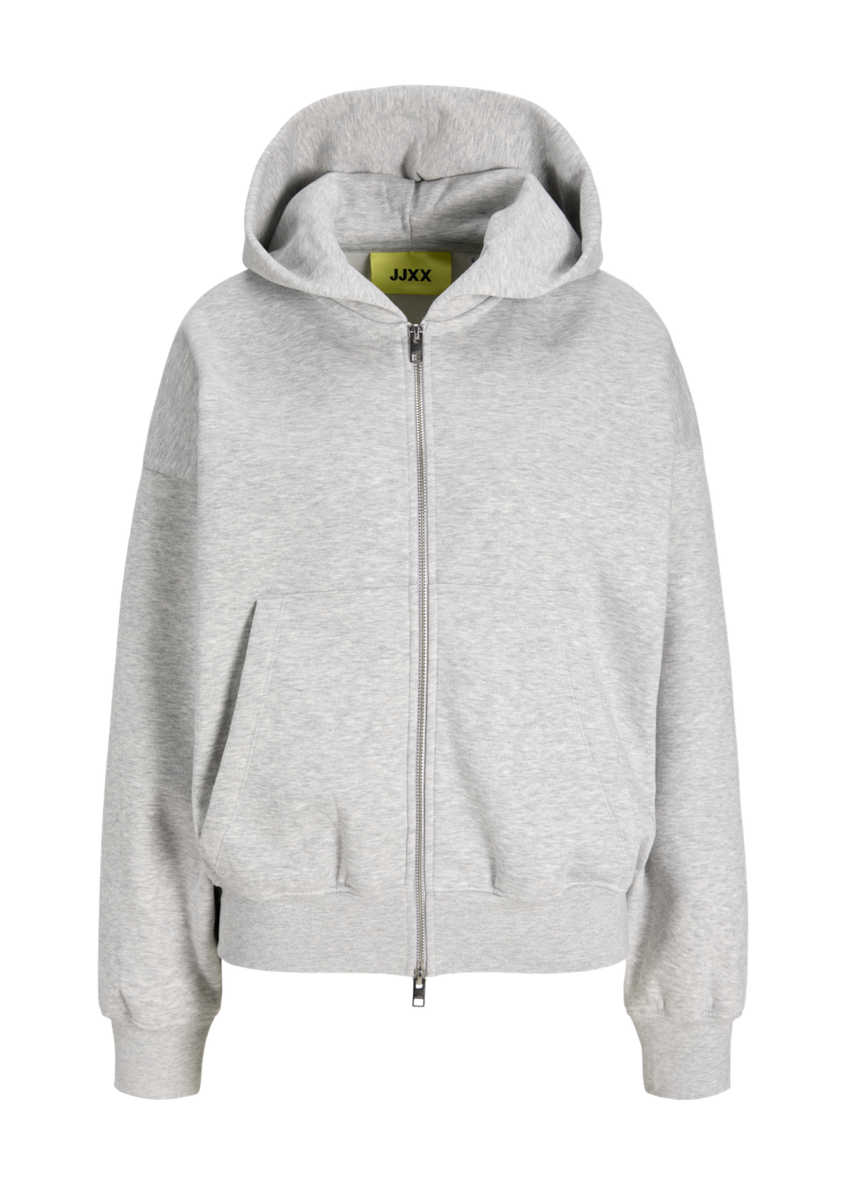JJXX JXSOPHIA BOXY LS ZIP HOOD SWT GRAY