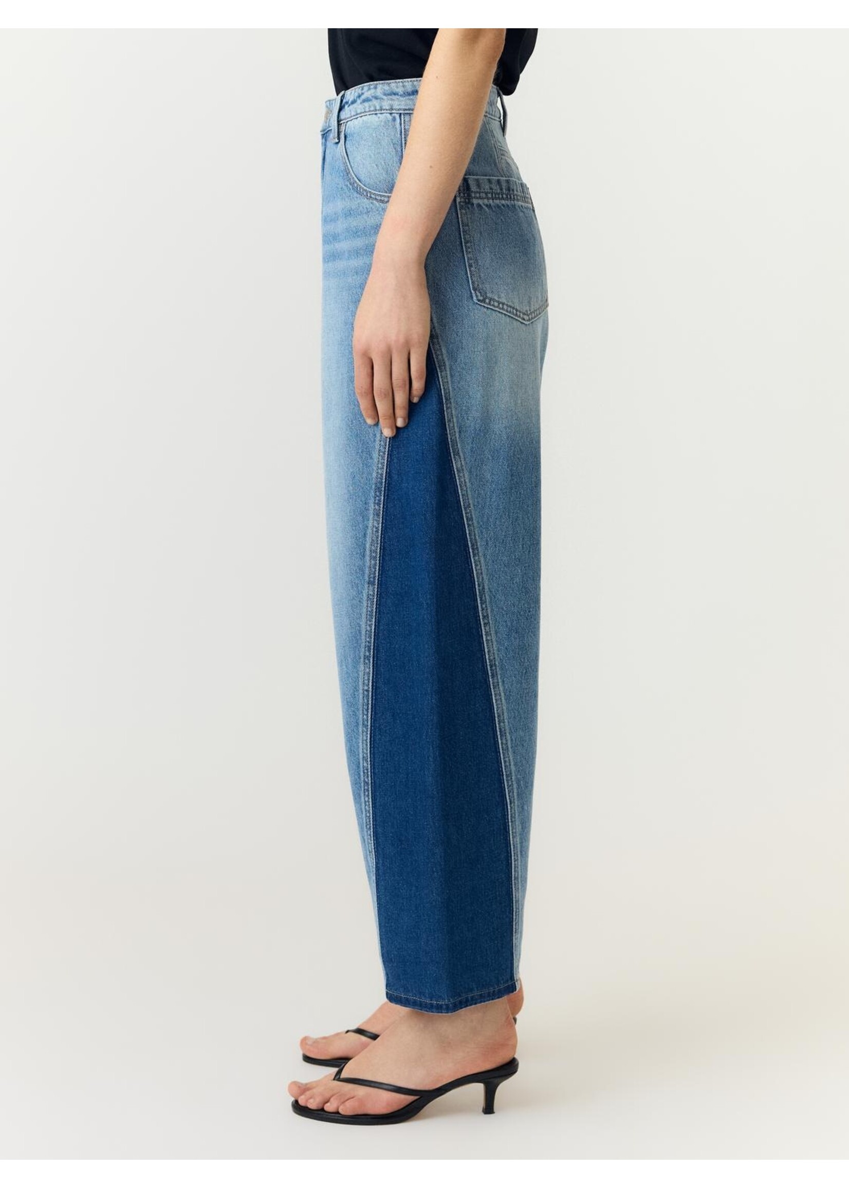YAS YASLUA HW PANEL BARREL ANKLE JEANS S.