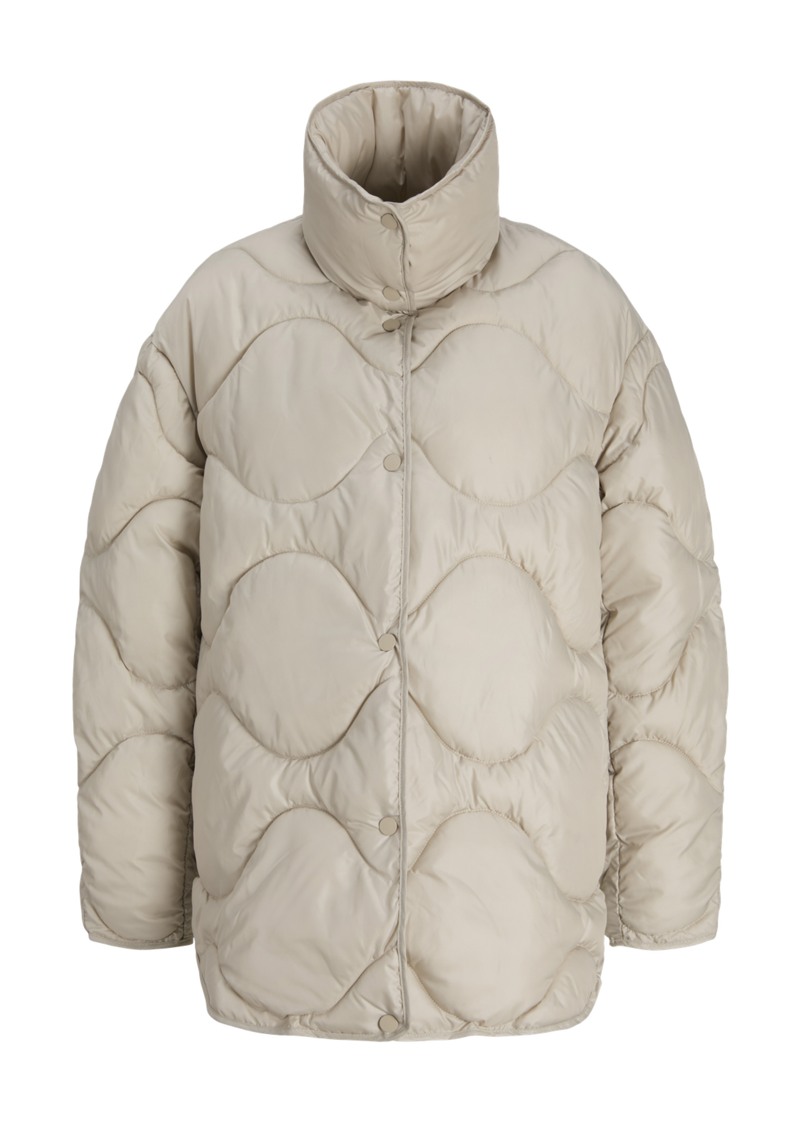 JJXX JXSTELLA SHINY QUILTED JACKET OTW SN FEATHER GRAY