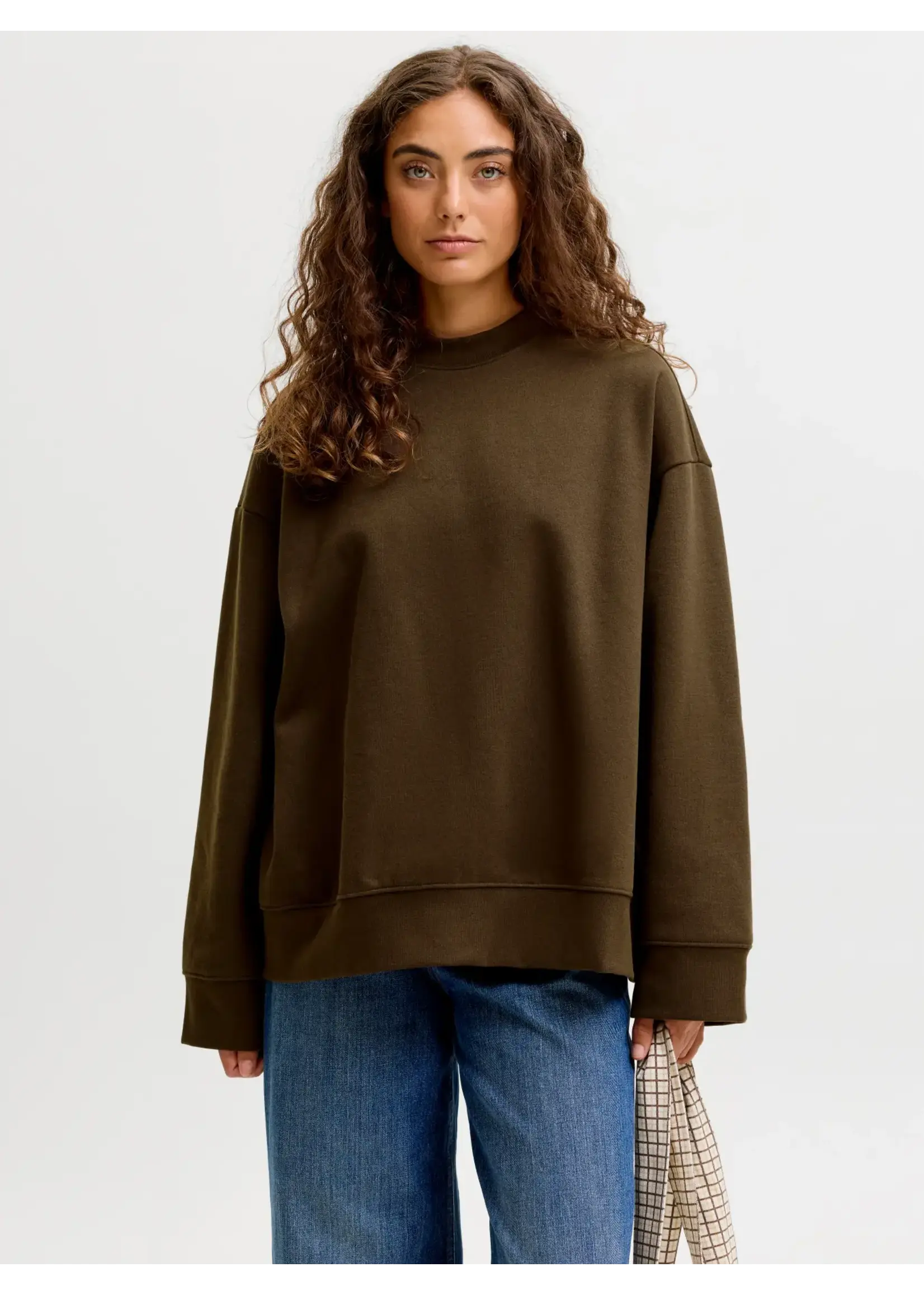 JJXX JXSOPHIA BOXY LS CREW SWEAT SWT DEMITASSE