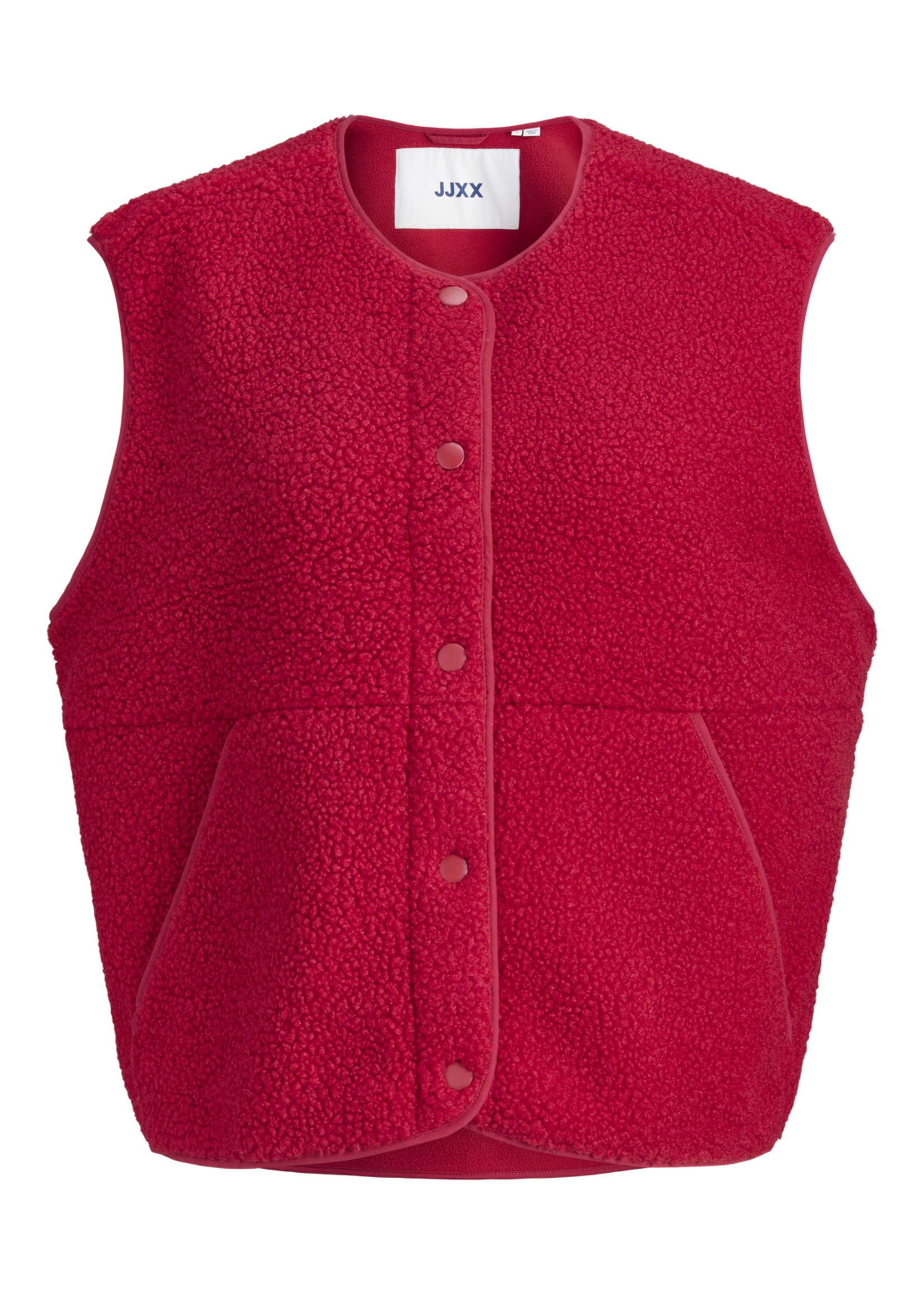 JJXX JXVERA TEDDY VEST OTW NOOS SCARLET SAGE