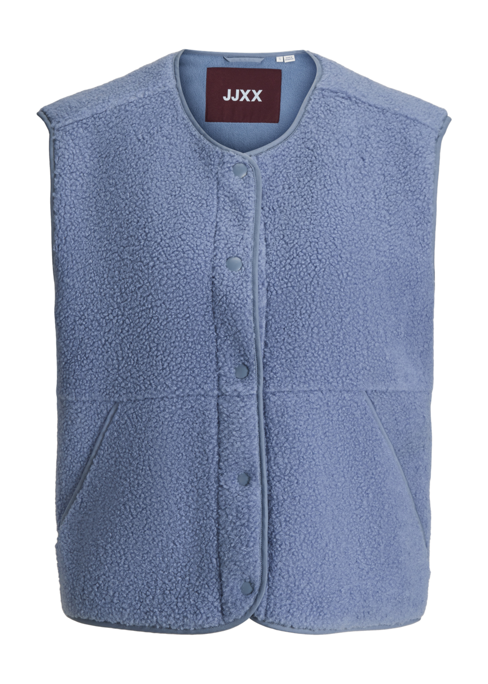 JJXX JXVERA TEDDY VEST OTW NOOS COUNTRY BLUE