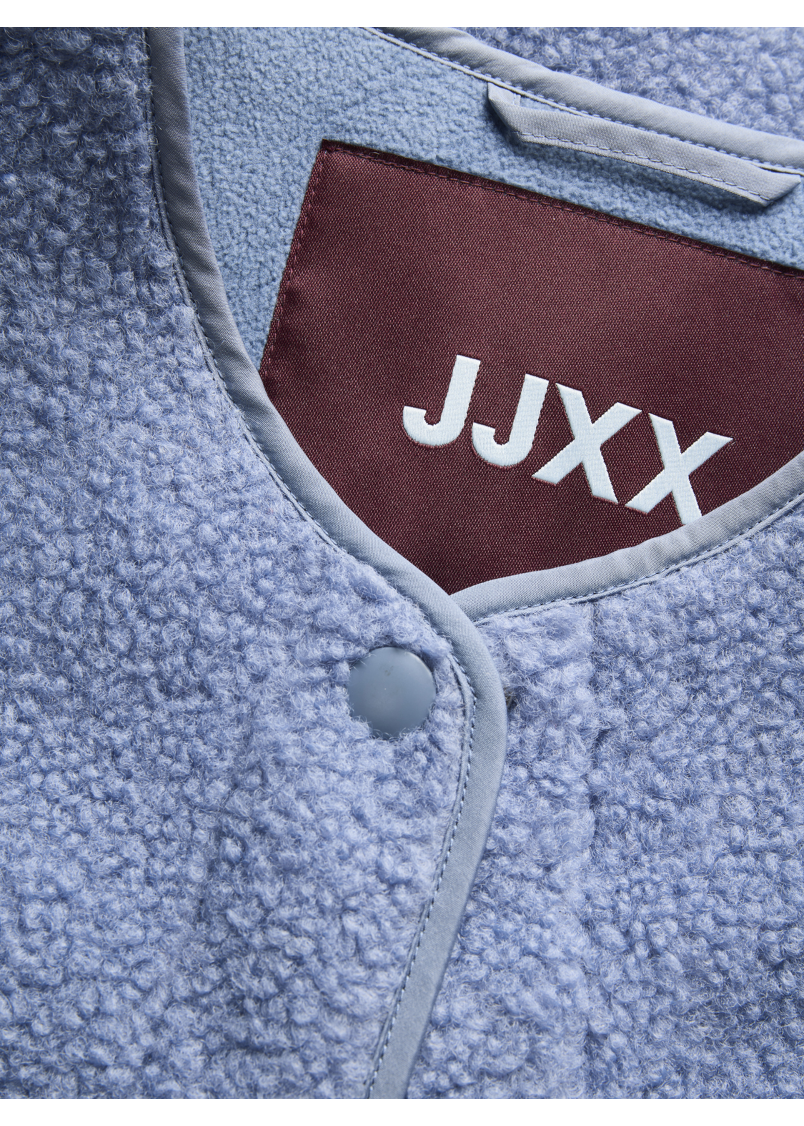 JJXX JXVERA TEDDY VEST OTW NOOS COUNTRY BLUE