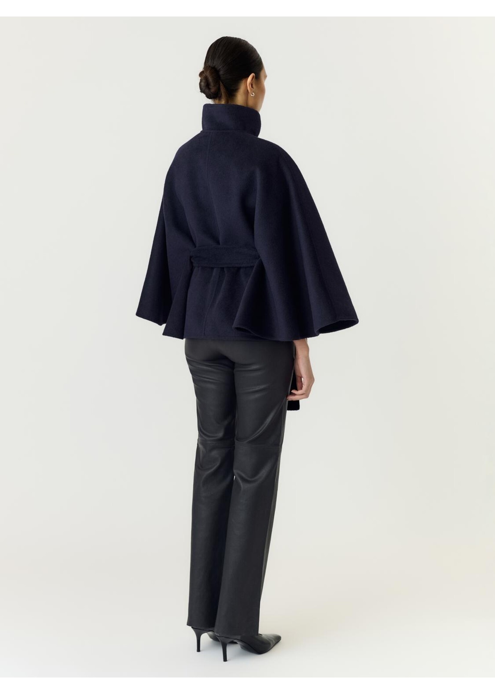 YAS YASALMIO HANDMADE WOOL BLEND JACKET S.