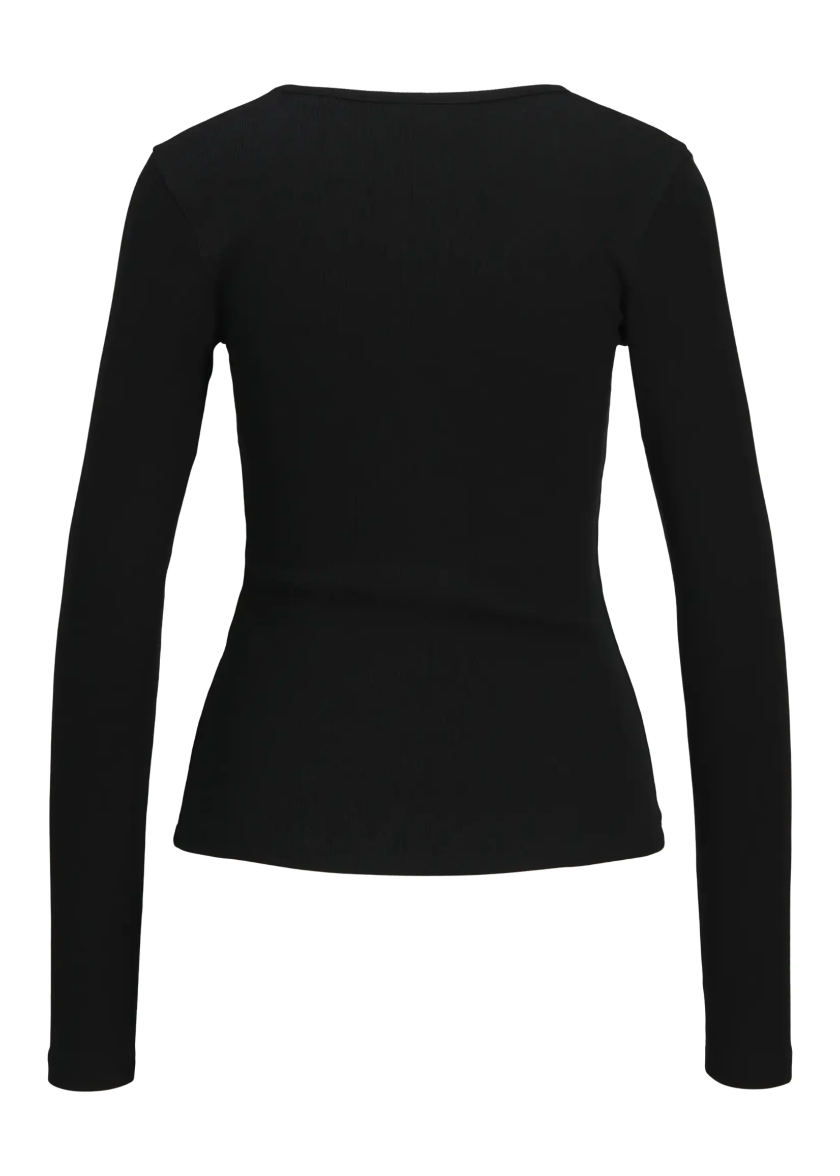 JJXX JXFREYA STR LS V-NECK TOP JRS NOOS BLACK